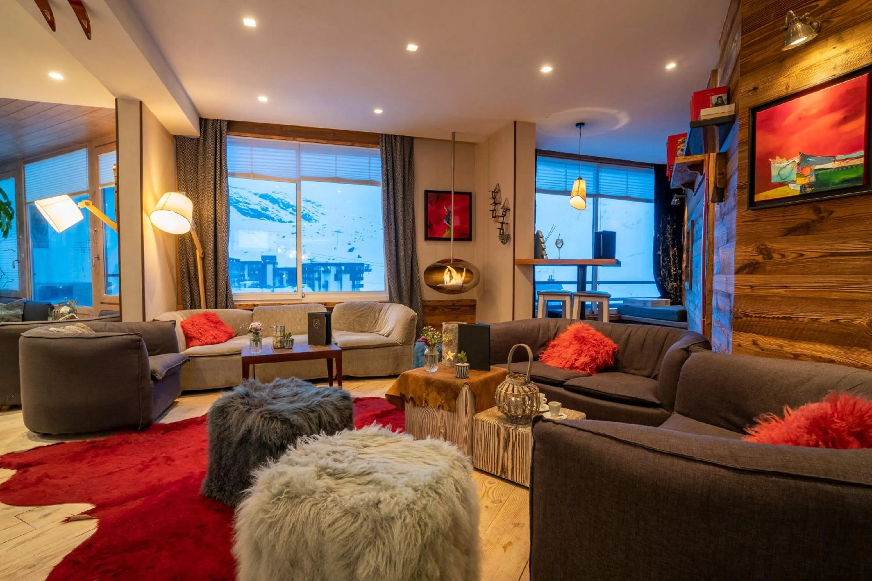 Lounge or bar in Hotel 3 Vallées Val Thorens