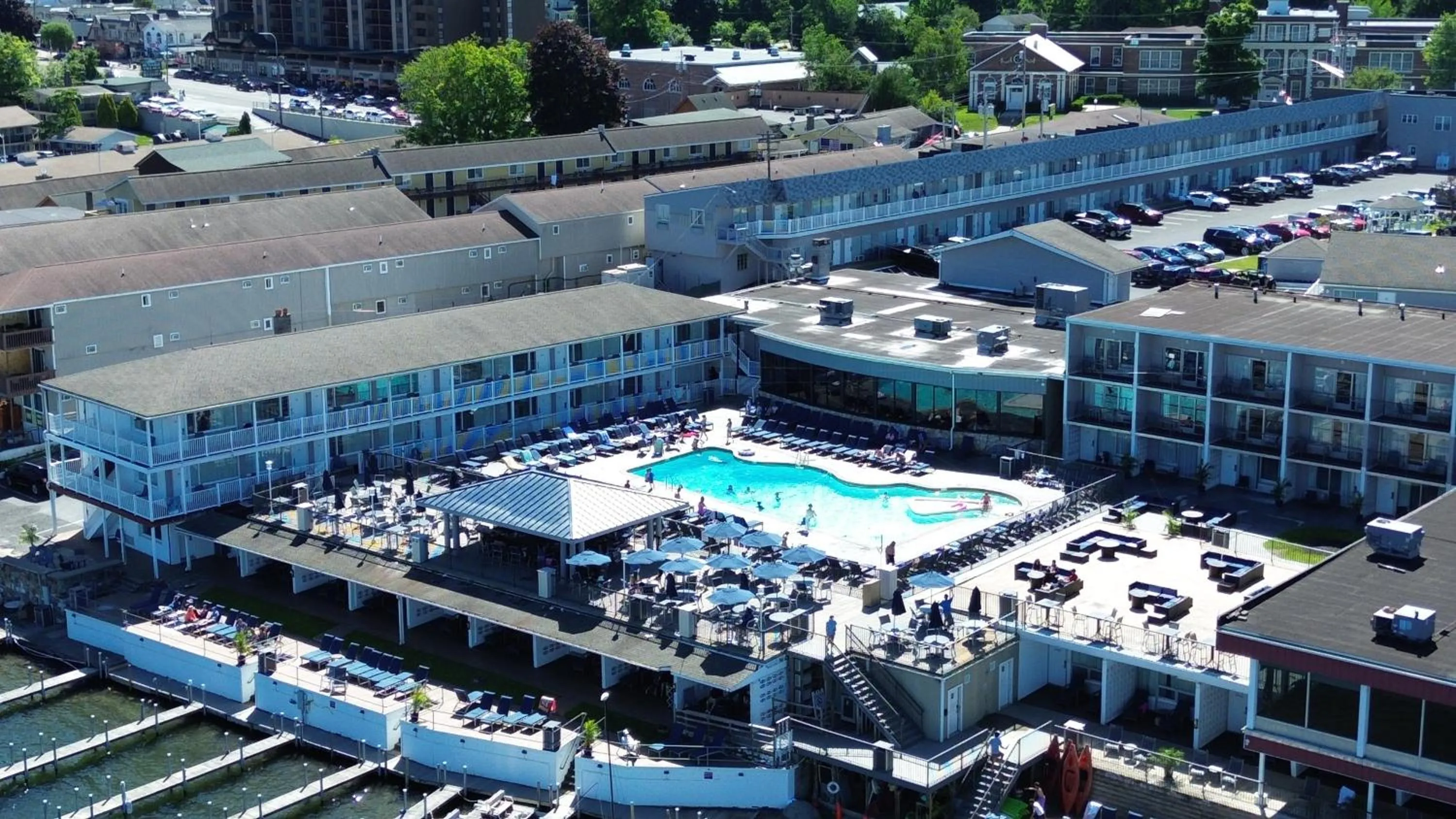 Property building in Georgian Lakeside Resort