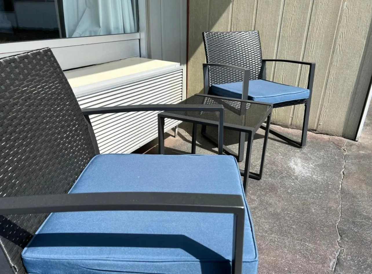 Patio in Georgian Lakeside Resort