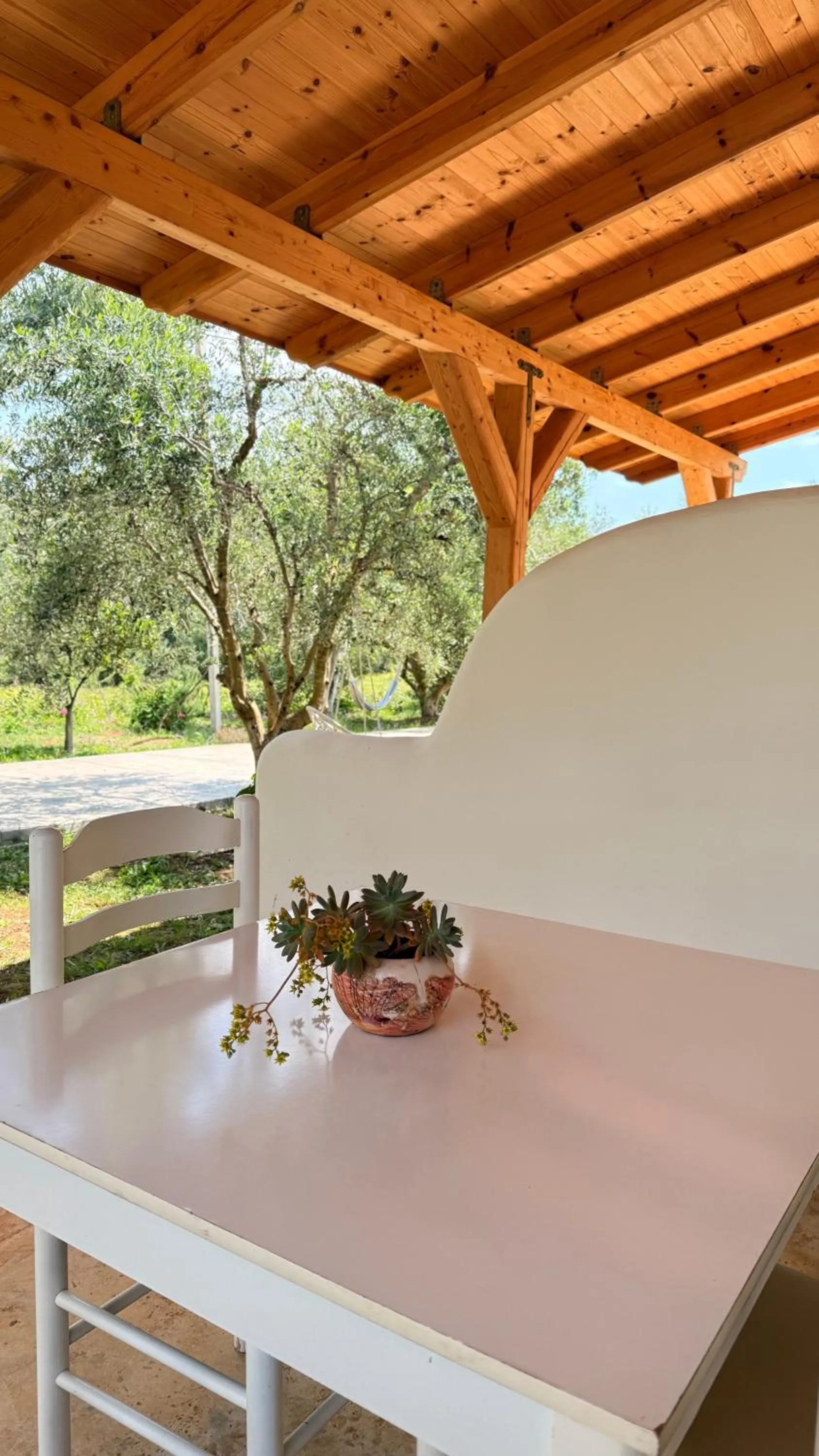 Dining area in Rida Village Ksamil Island