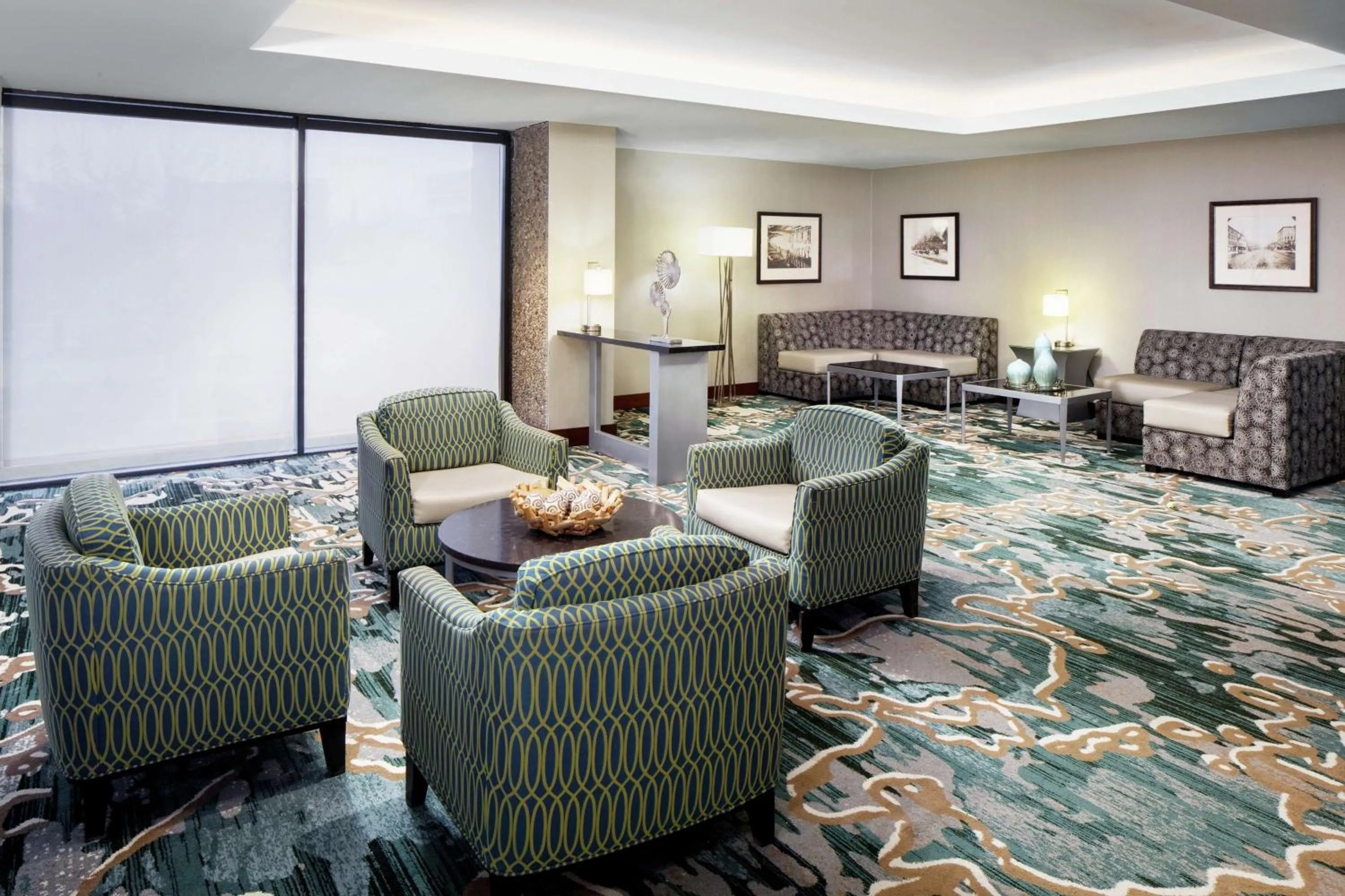 Communal lounge/ TV room in DoubleTree by Hilton Manchester Downtown