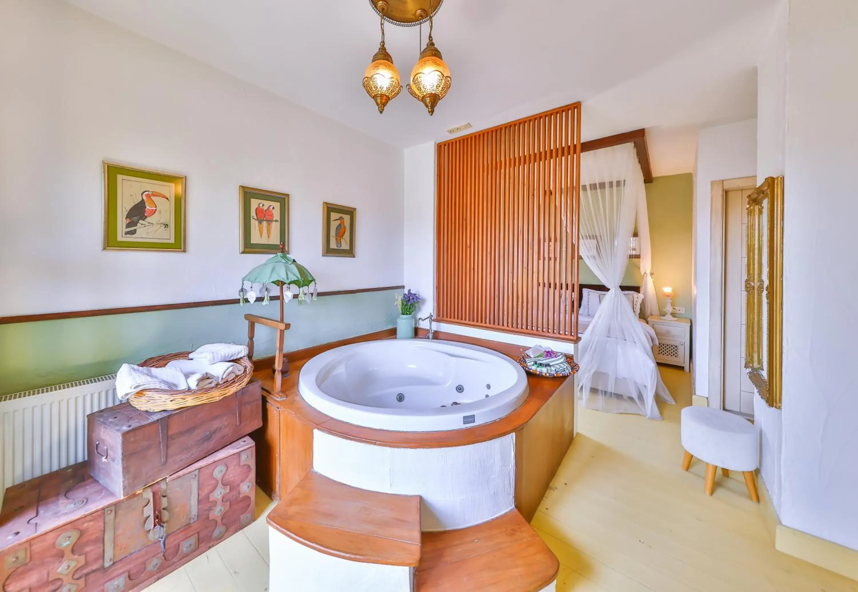 Deluxe Suite with Garden, Terrace, Fireplace & Jakuzzi in Palas Alaçatı - Adult Only Deluxe Suite with Garden, Terrace, Fireplace & Jakuzzi in Palas Alaçatı - Adult Only