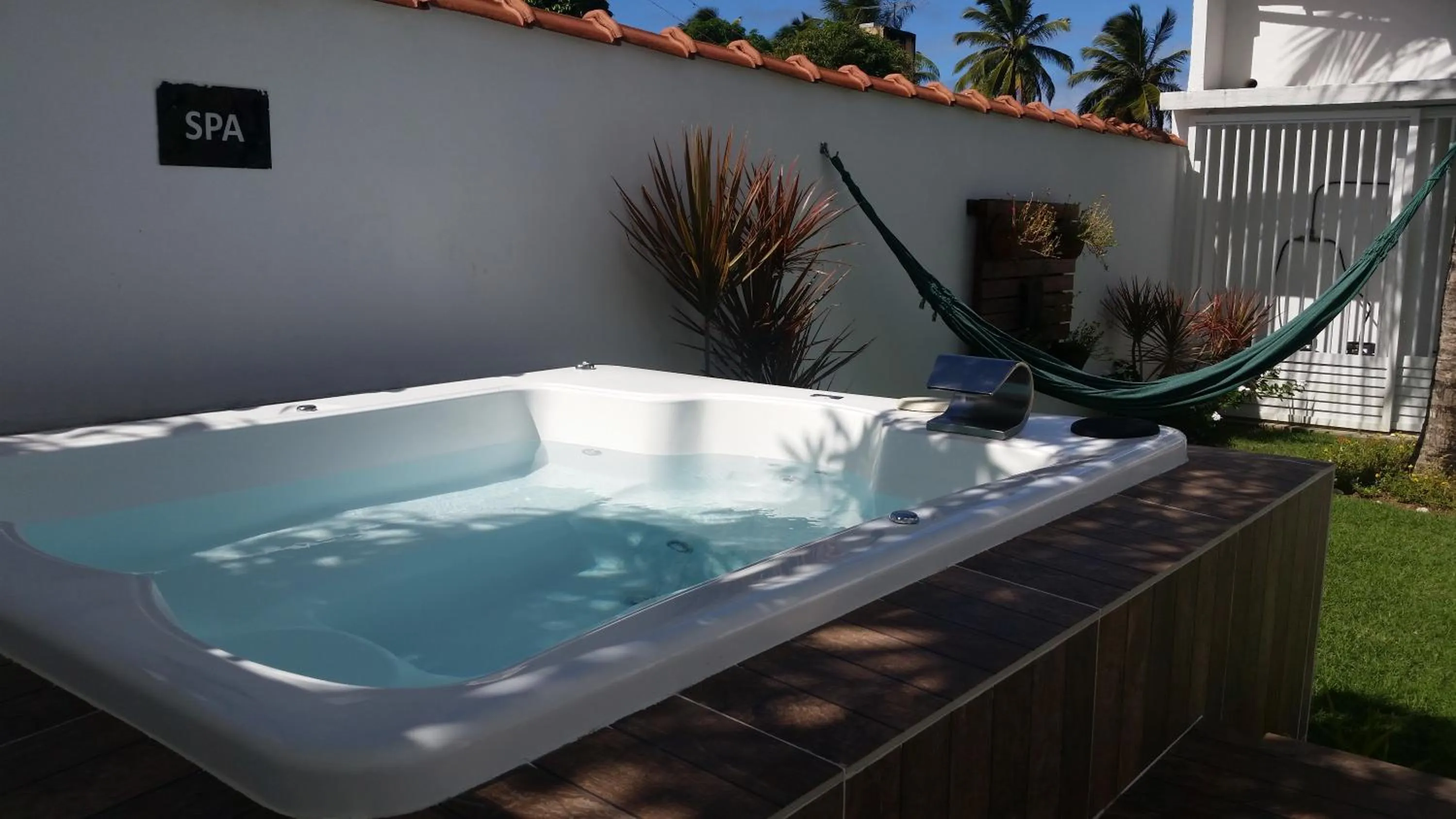 Open Air Bath in Mandakaru Residence Flats