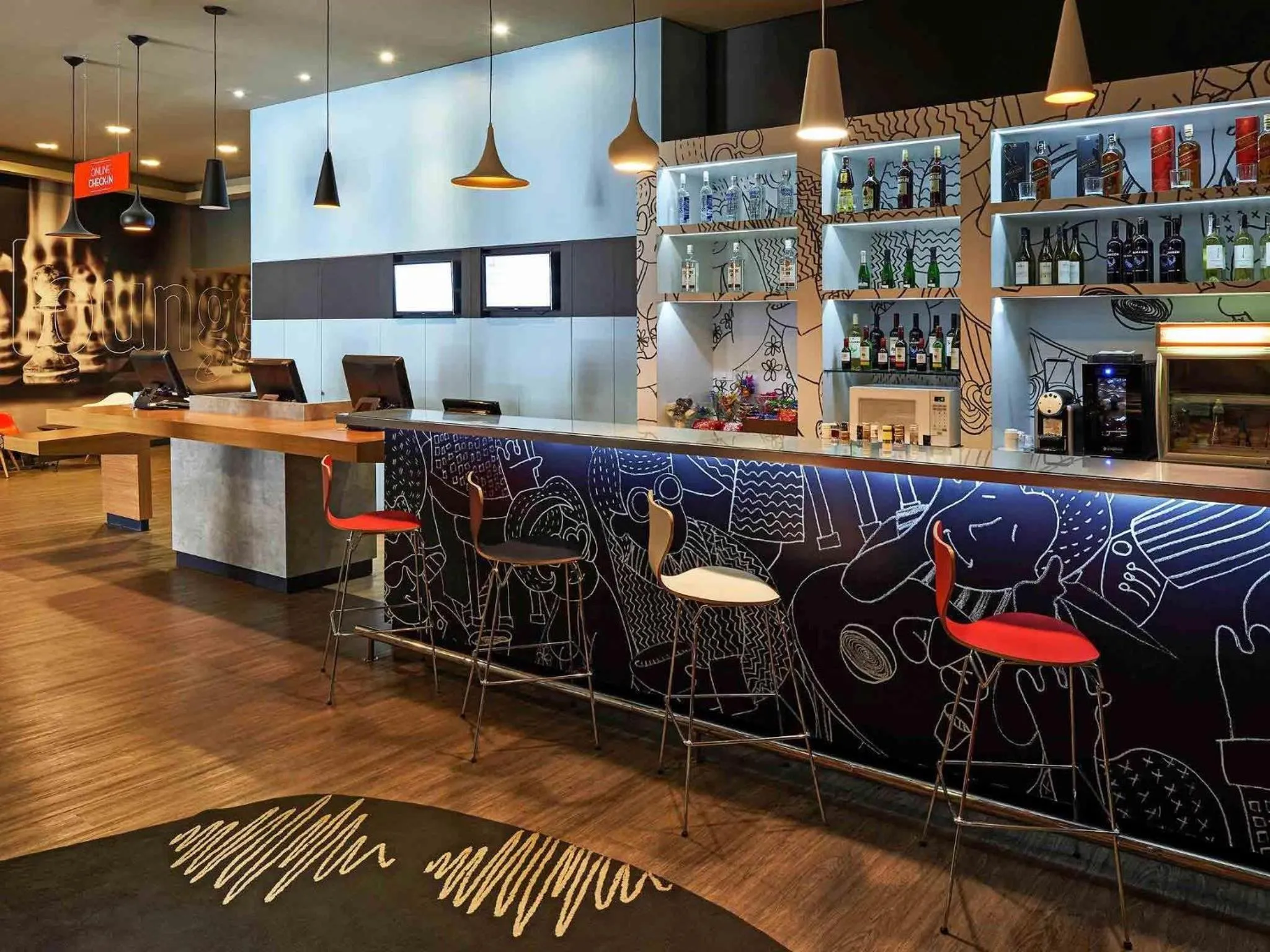 Lounge or bar in ibis Sao Jose do Rio Preto