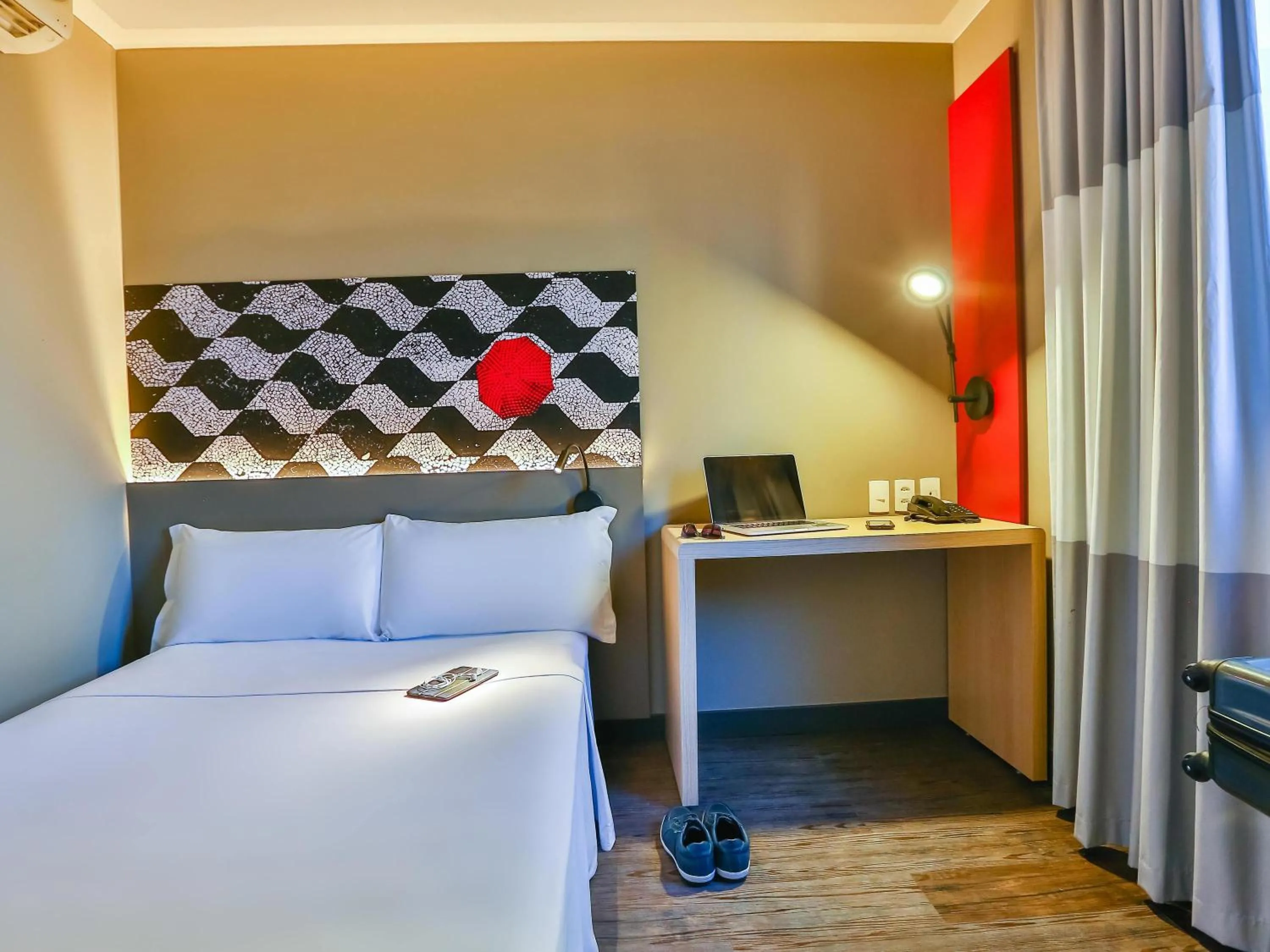 Bedroom, Bed in ibis Sao Paulo Morumbi