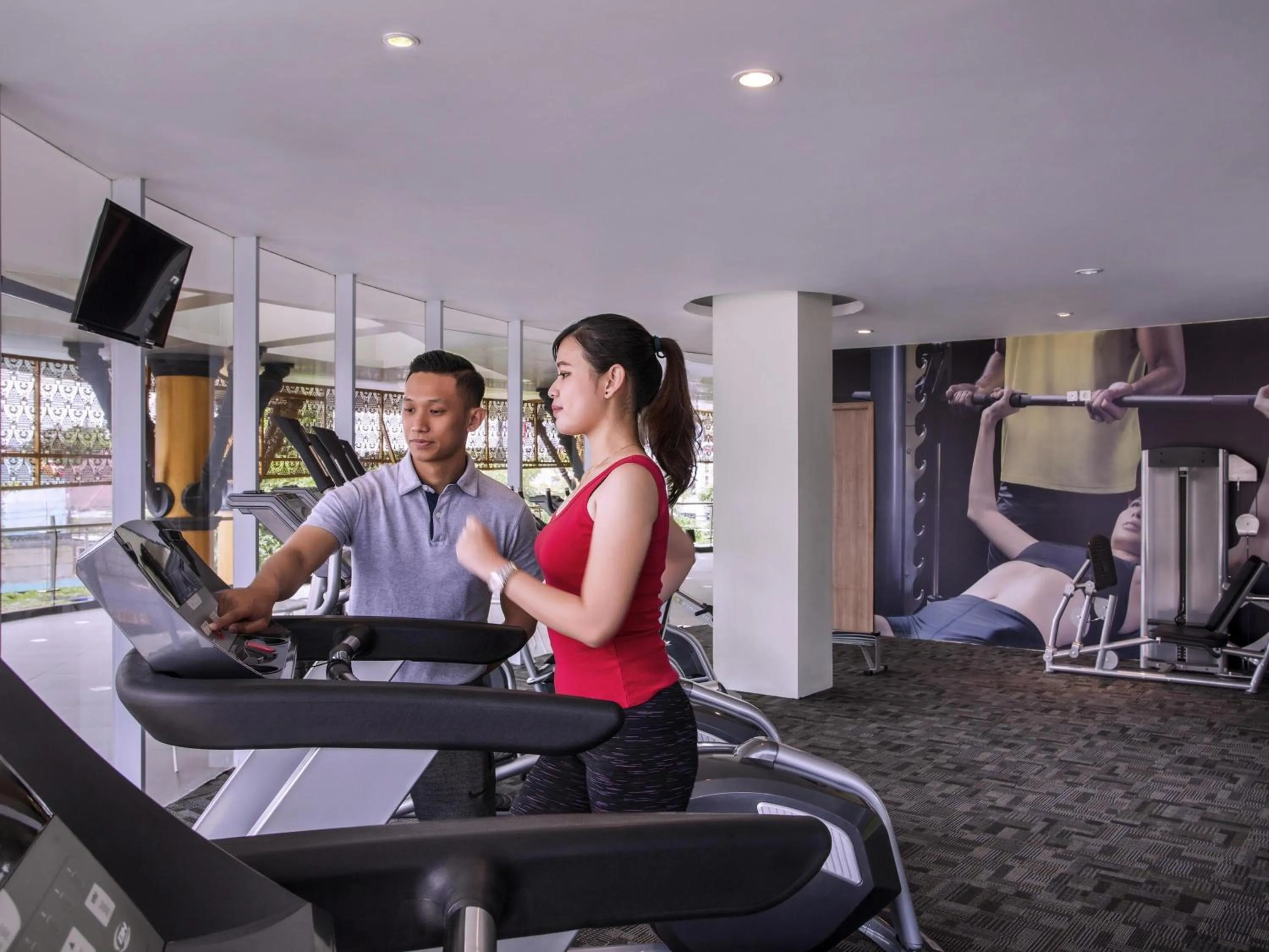 Fitness centre/facilities in Grand Mercure Yogyakarta Adi Sucipto