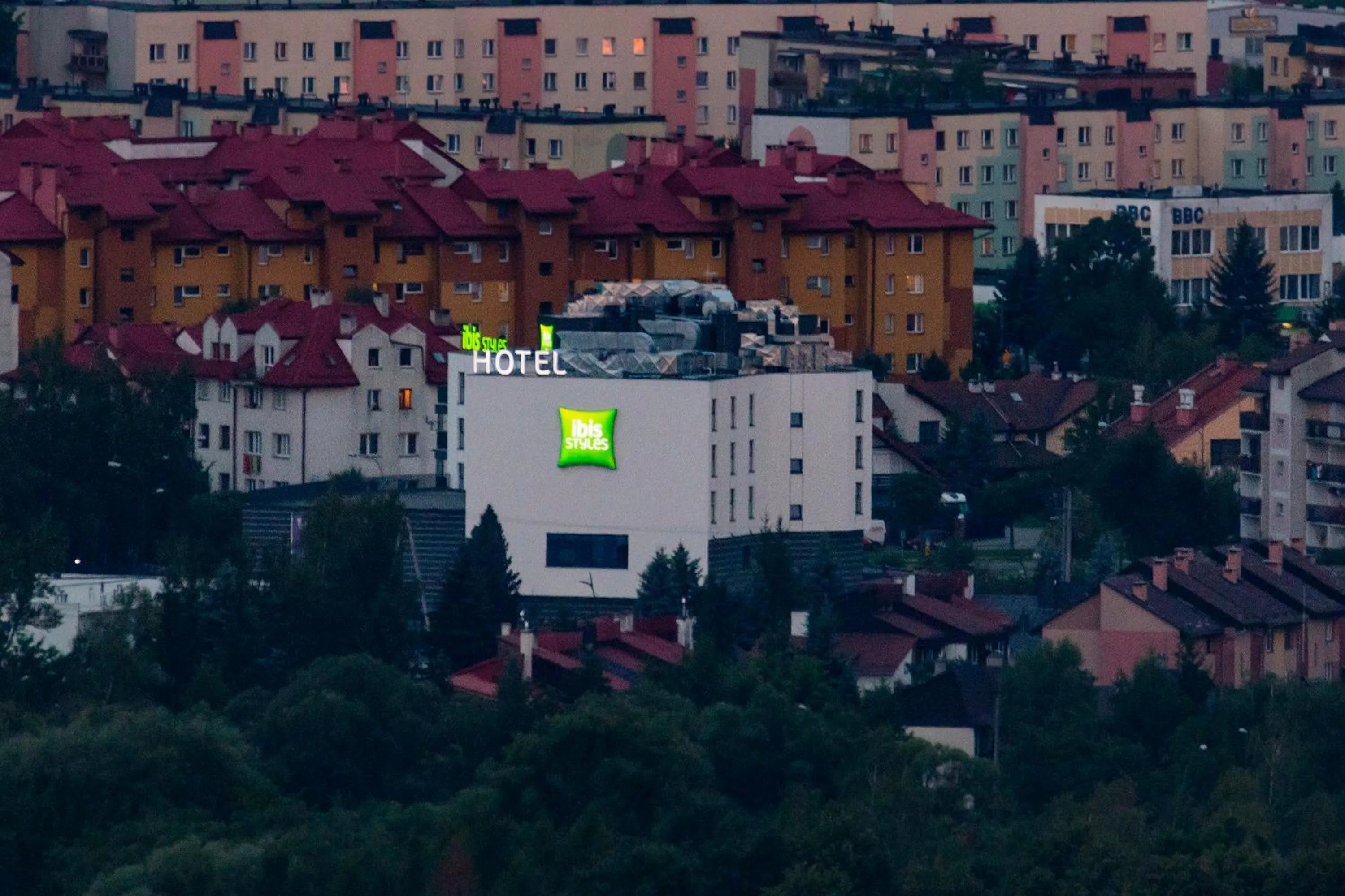 Bird's eye view in ibis Styles Nowy Sacz