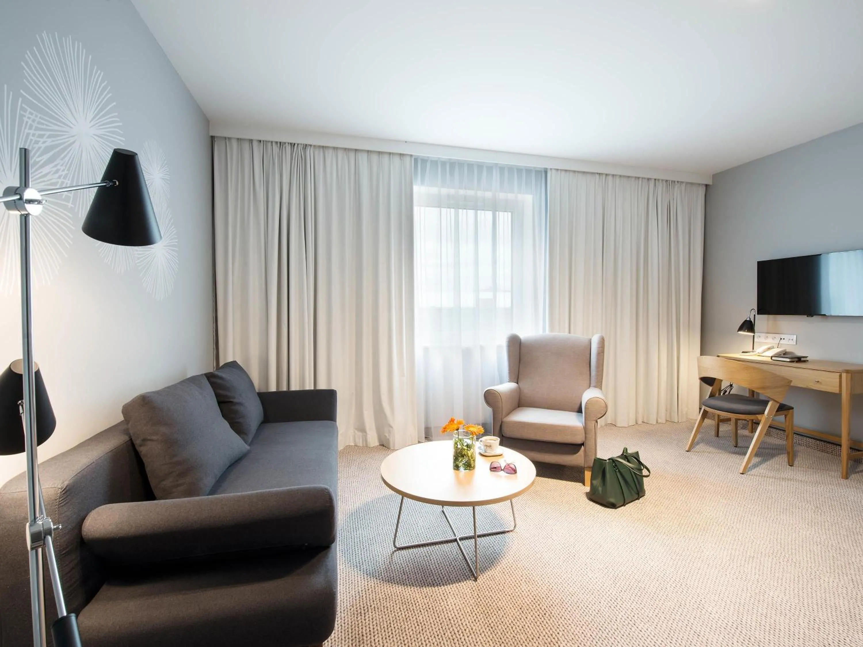 Living room in ibis Styles Siedlce