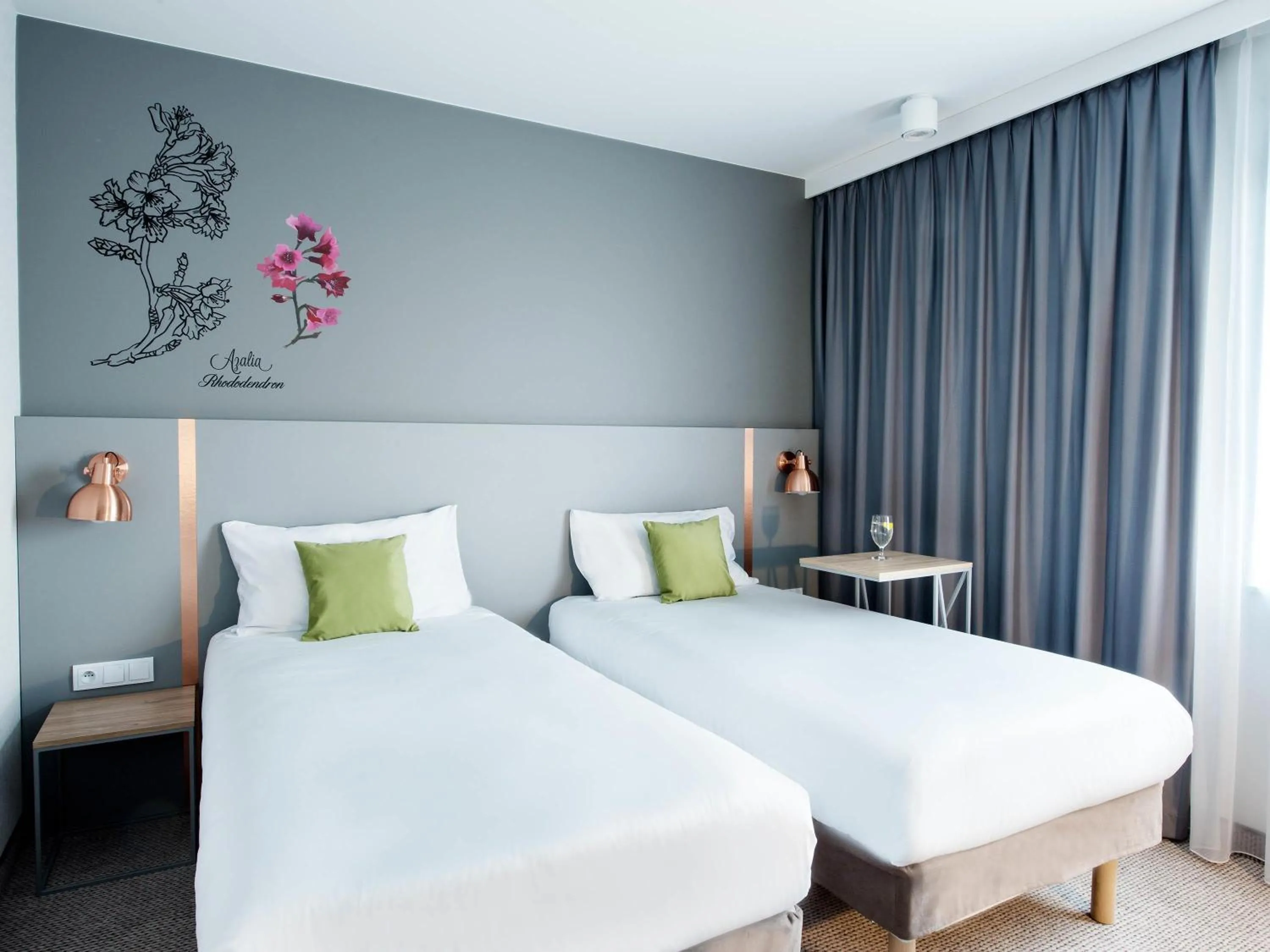 Bedroom, Bed in ibis Styles Siedlce