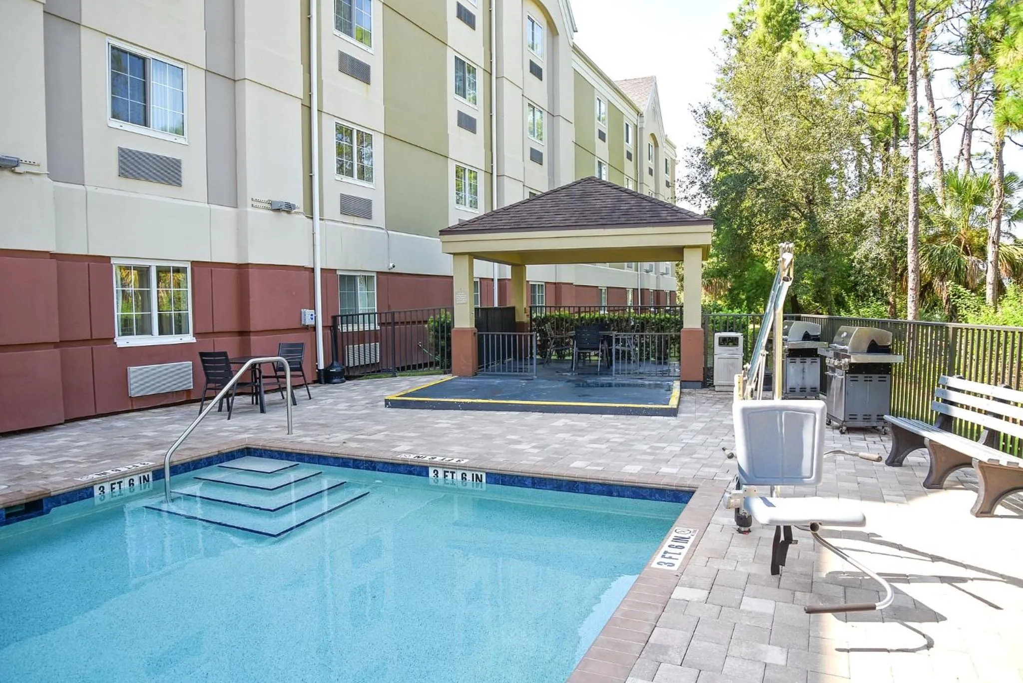 Swimming pool in Candlewood Suites Fort Myers Interstate 75 by IHG