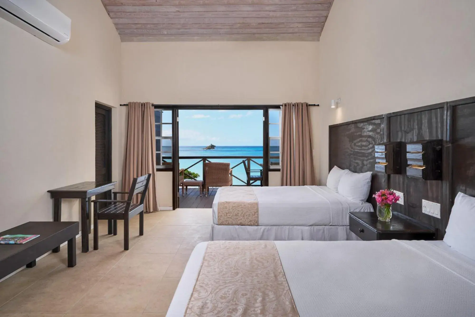 Superior Seaview Room (2 Doubles) in Hawksbill Resort Antigua - All Inclusive Superior Seaview Room (2 Doubles) in Hawksbill Resort Antigua - All Inclusive