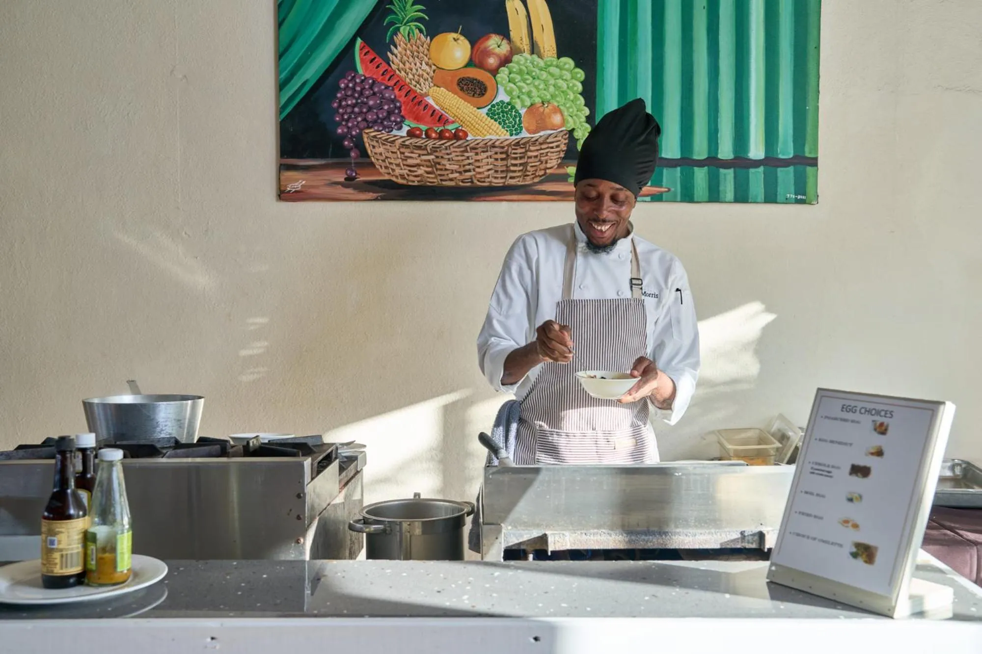 Buffet breakfast in Hawksbill Resort Antigua - All Inclusive