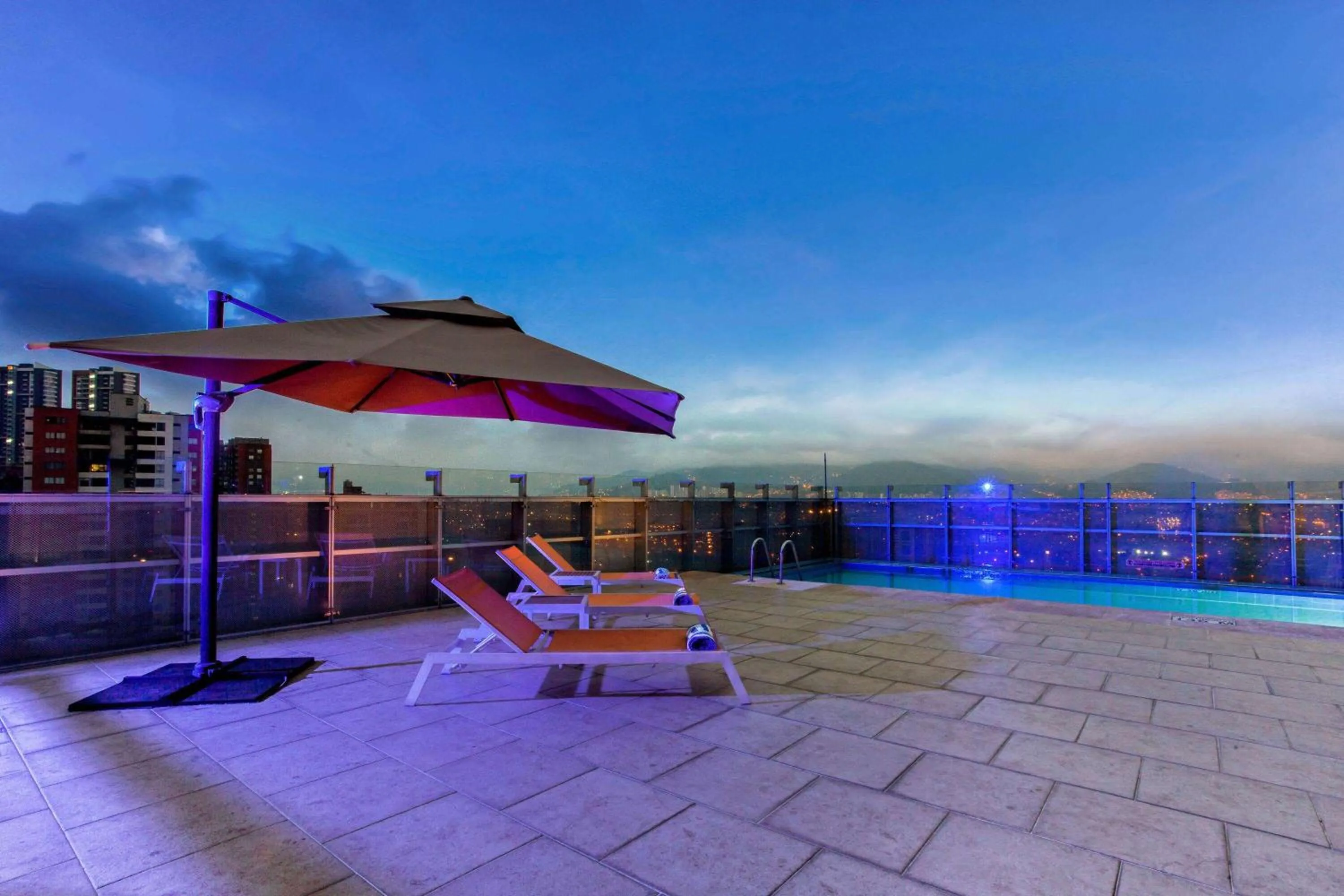 Pool view in La Quinta by Wyndham Medellin