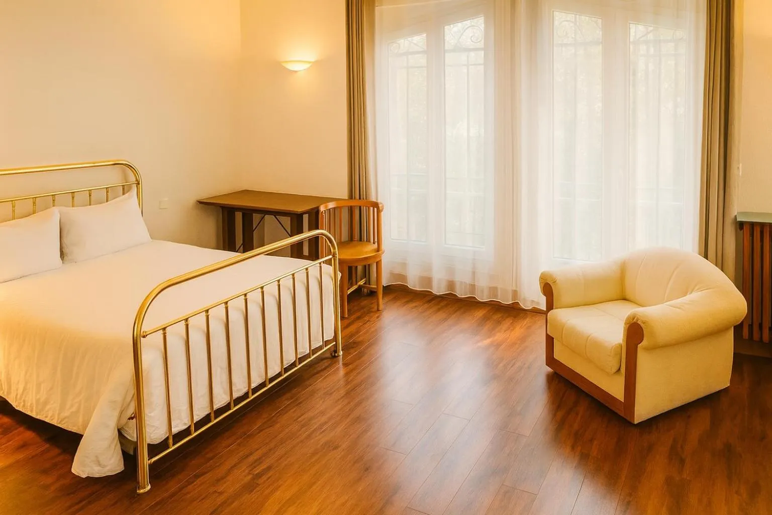 Bedroom, Bed in Hôtel Terminus