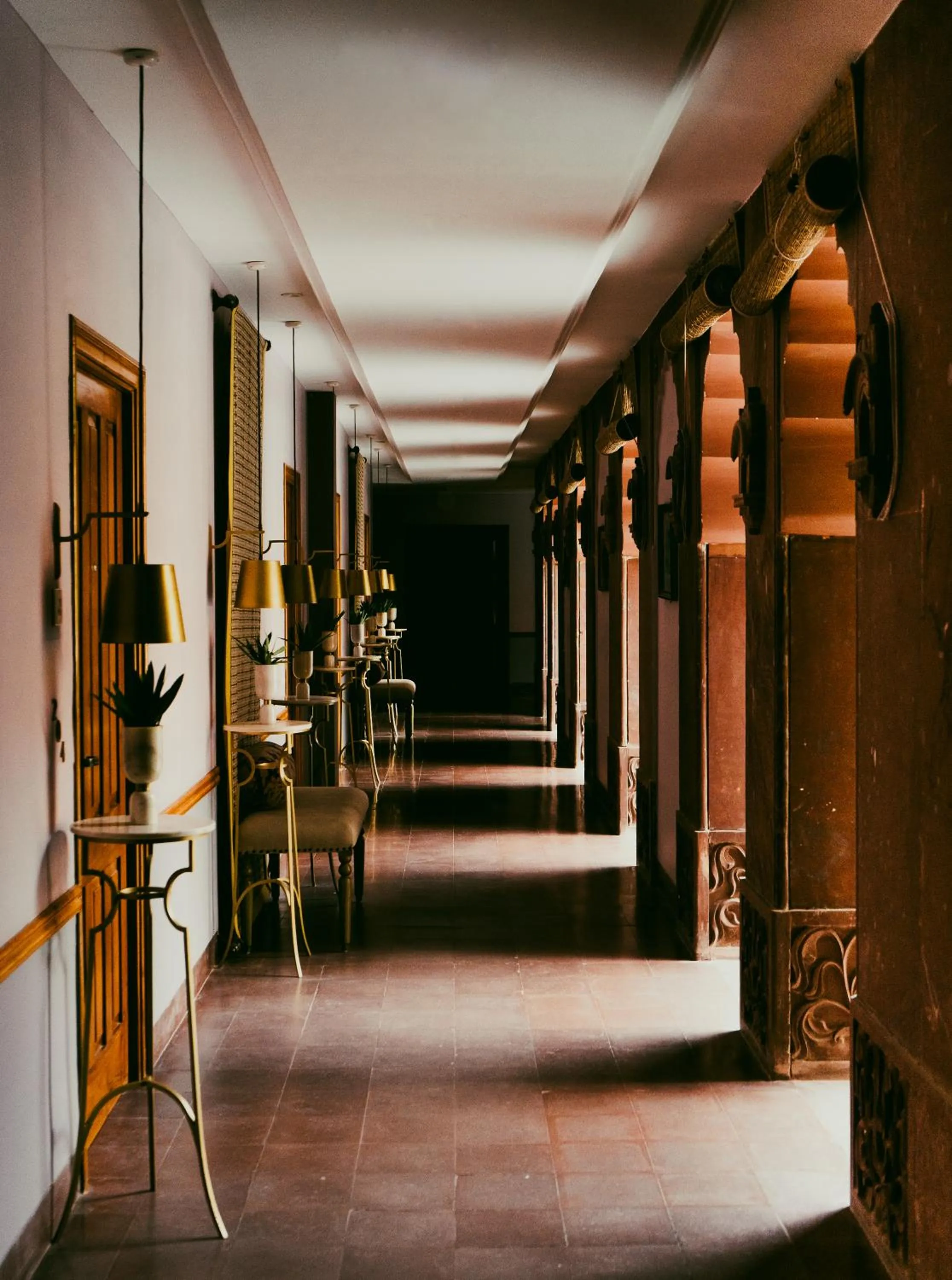 Decorative detail in Narendra Bhawan