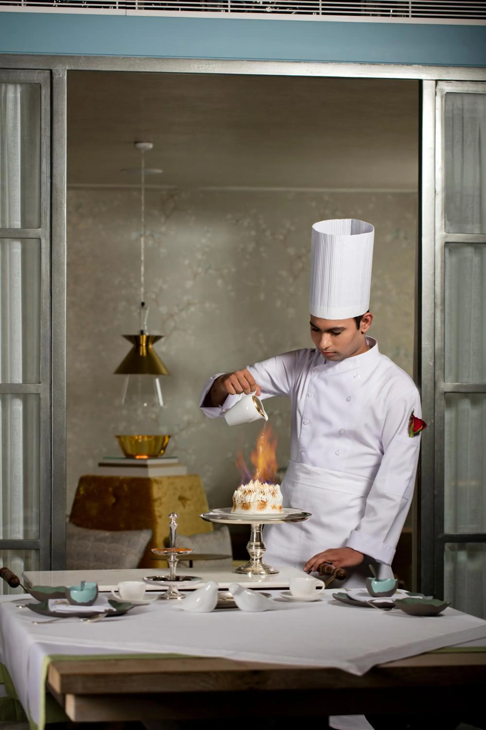 Food close-up in Narendra Bhawan