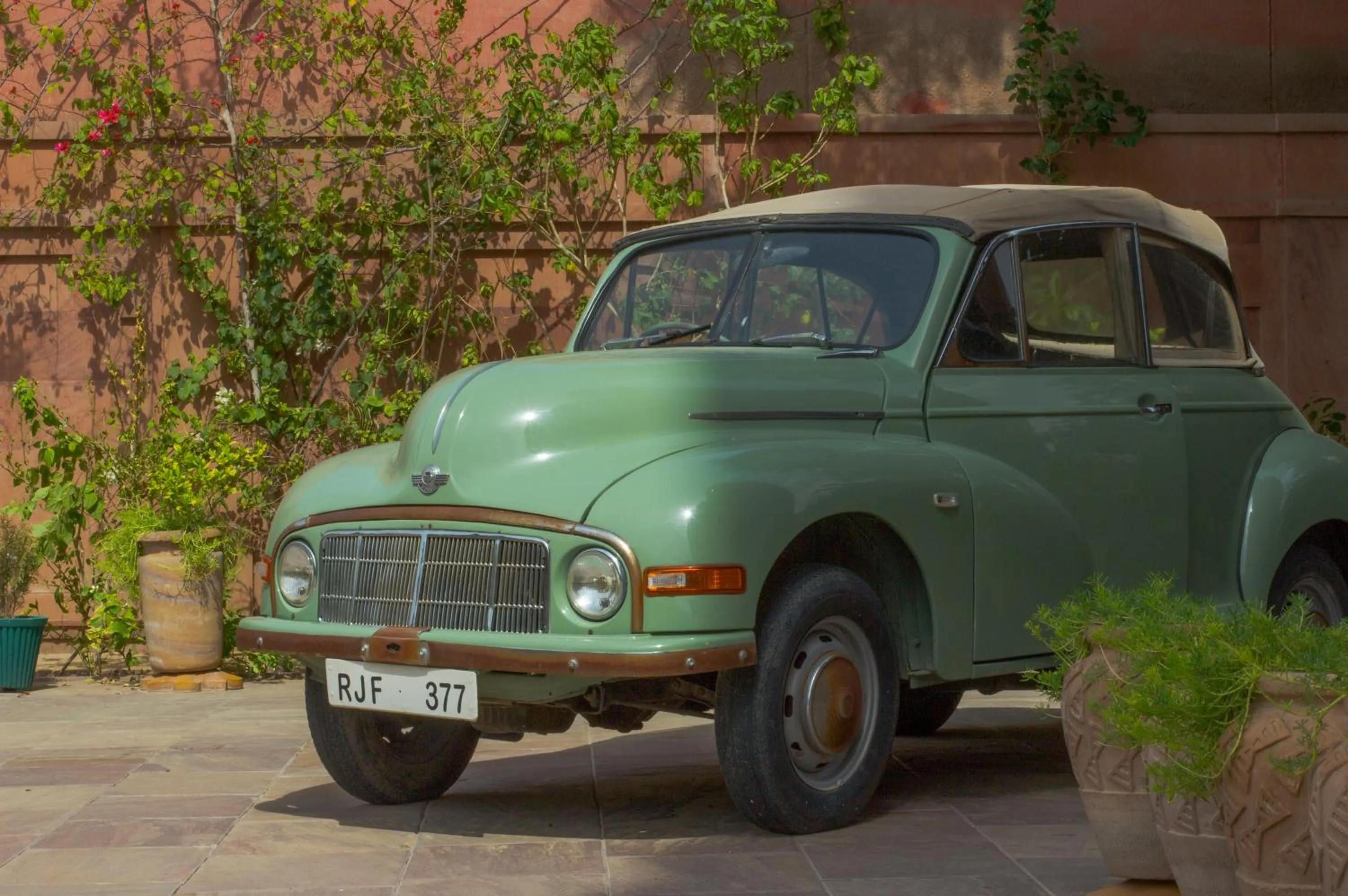 Decorative detail in Narendra Bhawan