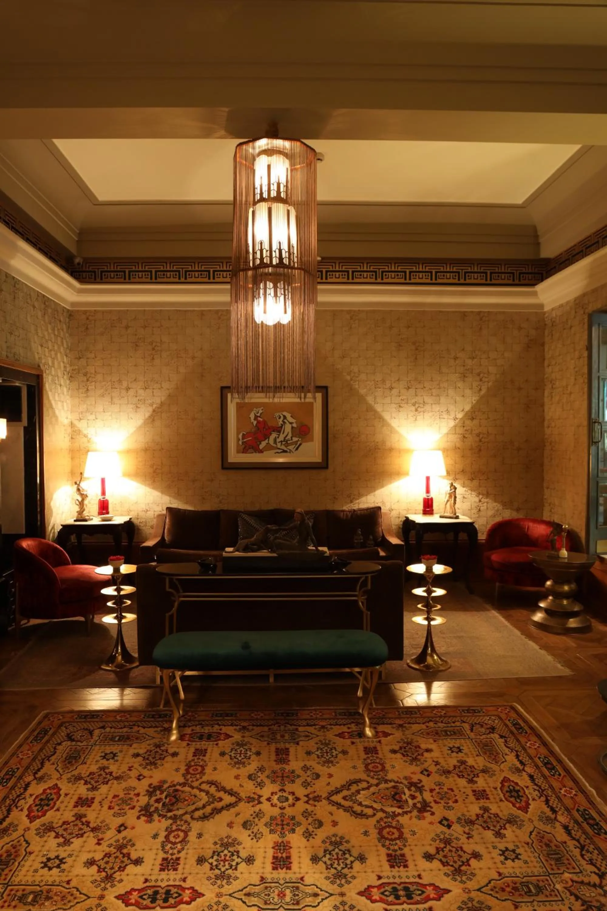 Lobby or reception in Narendra Bhawan