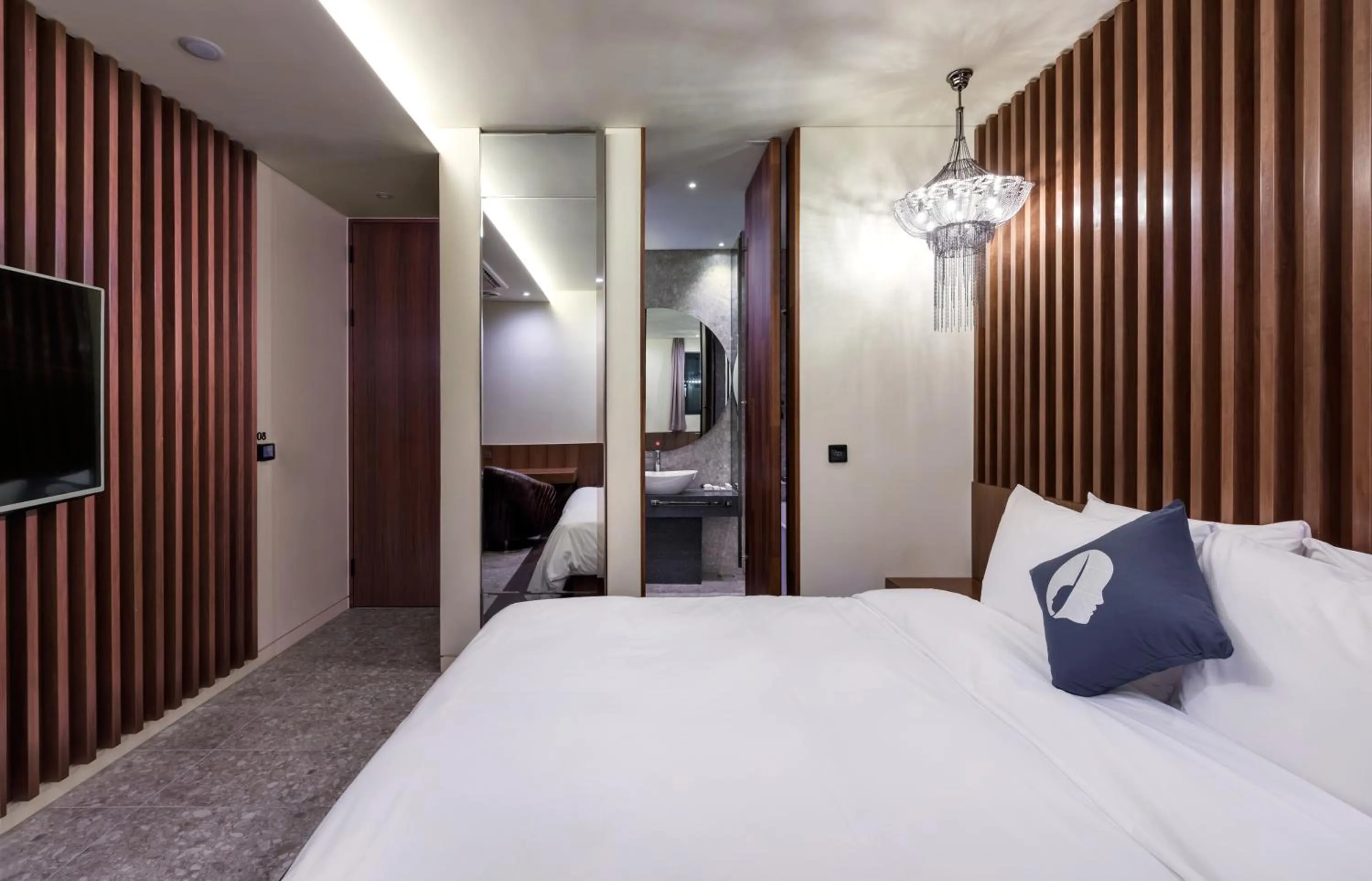 Photo of the whole room, Bed in Hotel The Designers Kondae