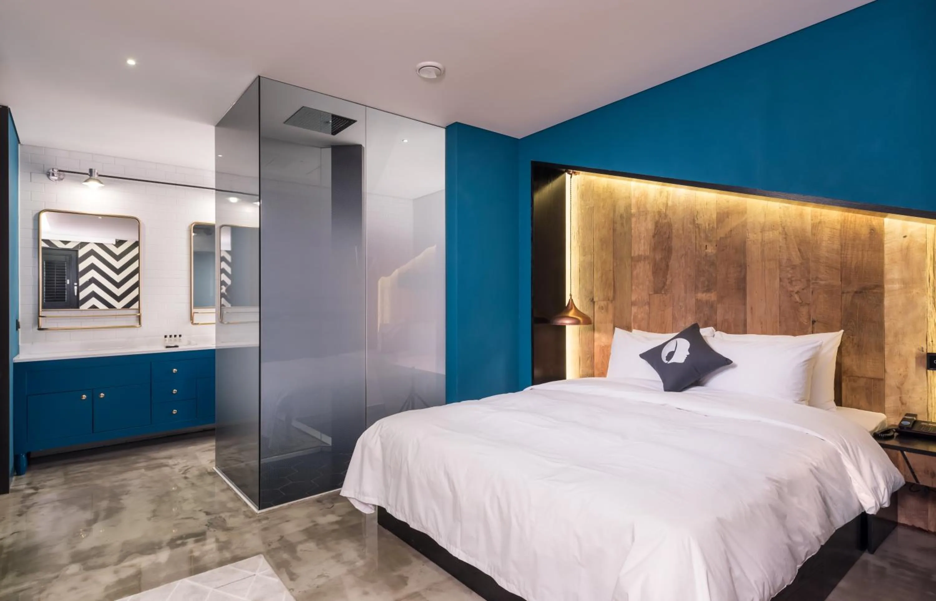 Photo of the whole room, Bed in Hotel The Designers Kondae