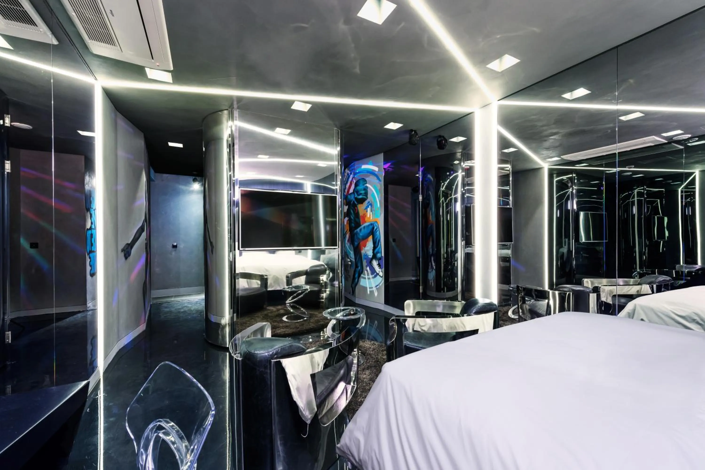 Bed in Hotel The Designers Kondae