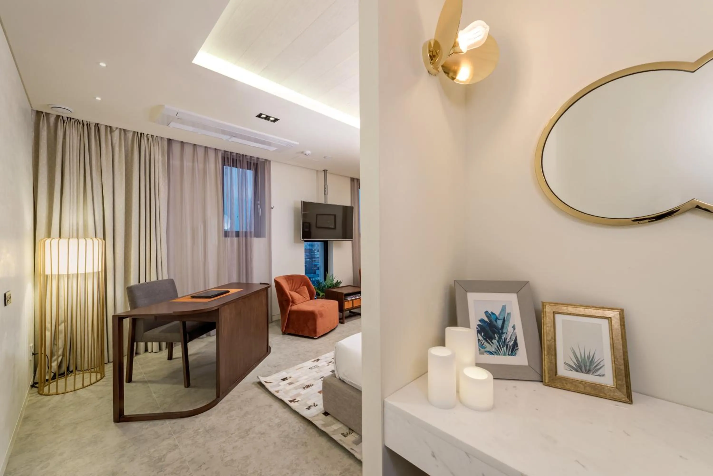 Decorative detail, Bed in Hotel The Designers Kondae