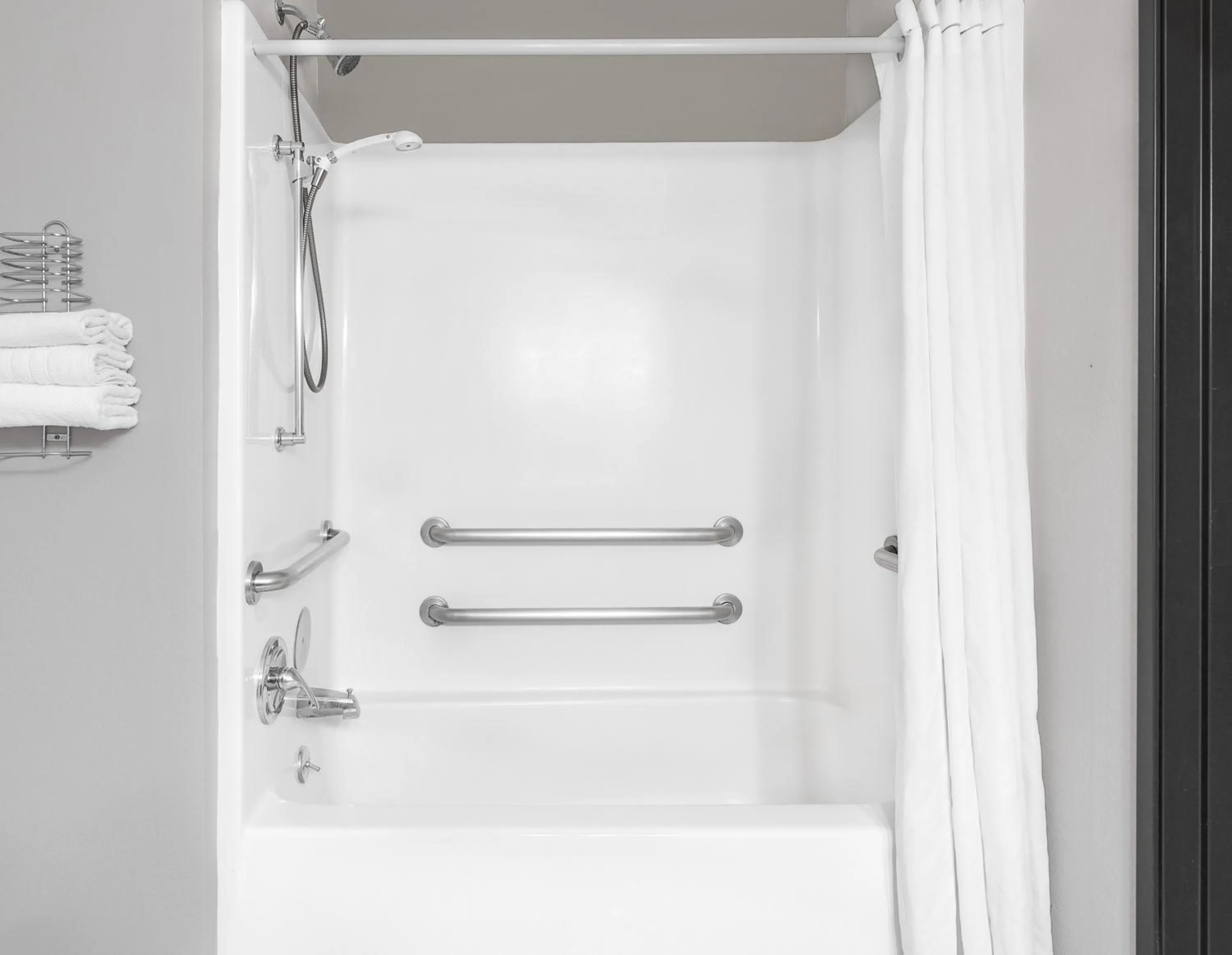 Shower in Super 8 by Wyndham Bedford DFW Airport West