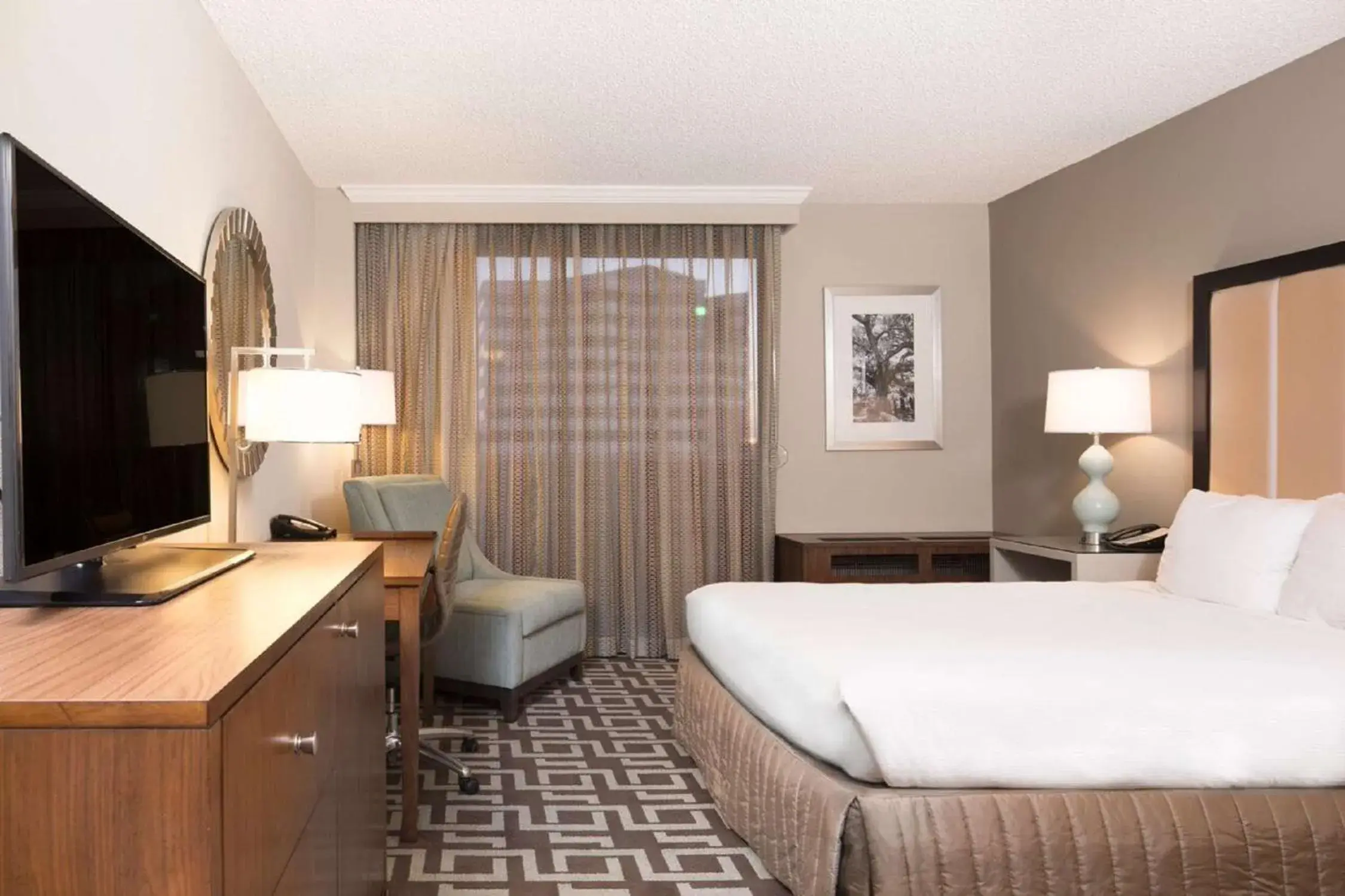 Queen Room with Roll-in Shower - Mobility/Hearing Access in DoubleTree by Hilton Jacksonville Riverfront, FL Queen Room with Roll-in Shower - Mobility/Hearing Access in DoubleTree by Hilton Jacksonville Riverfront, FL