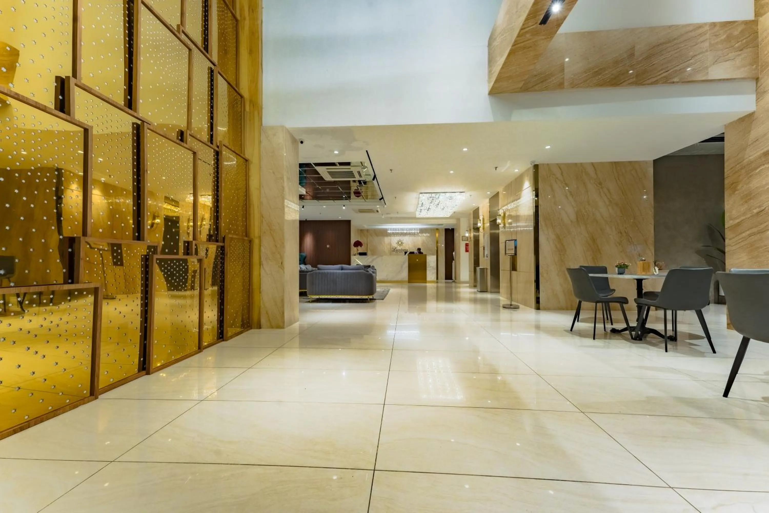 Seating area in Lazdana Hotel Kuala Lumpur