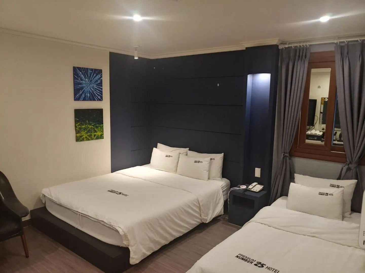 Bed in No.25 Hotel Busan Seomyeon Station