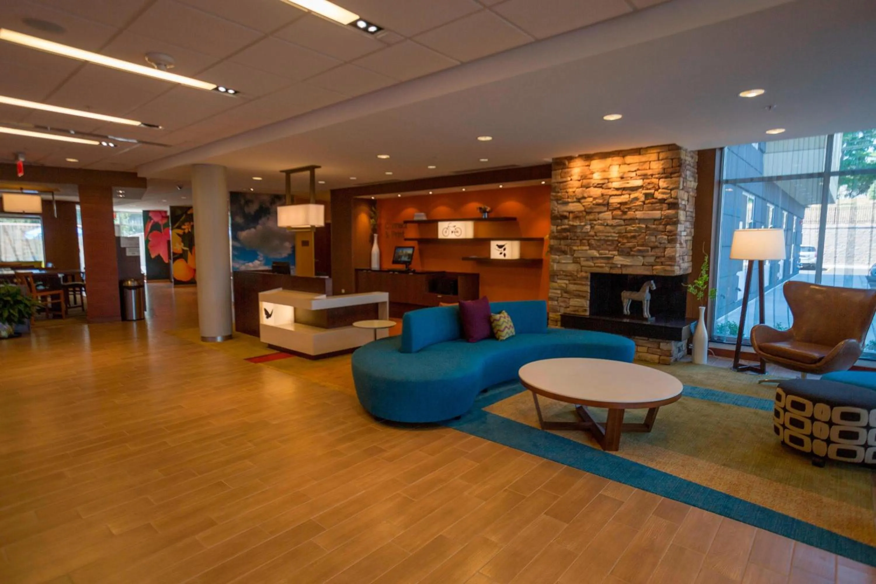 Lobby or reception in Fairfield Inn & Suites by Marriott Geneva Finger Lakes