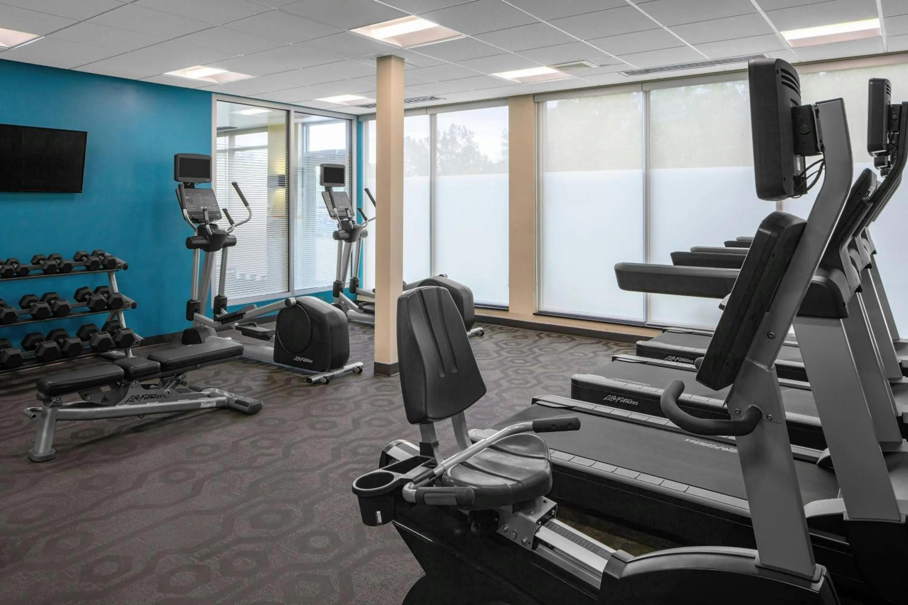 Fitness centre/facilities in Fairfield Inn & Suites by Marriott Geneva Finger Lakes