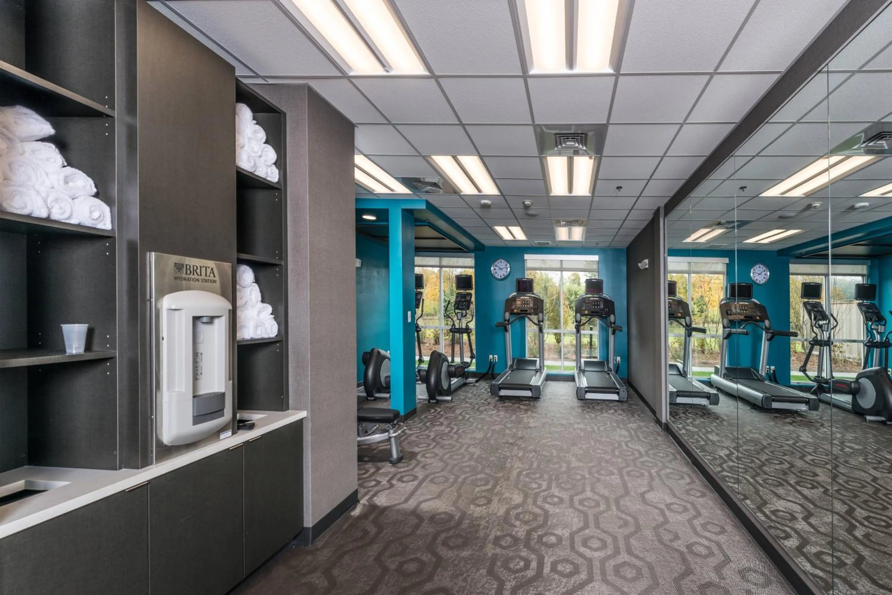 Fitness centre/facilities in Fairfield Inn & Suites by Marriott Plymouth White Mountains