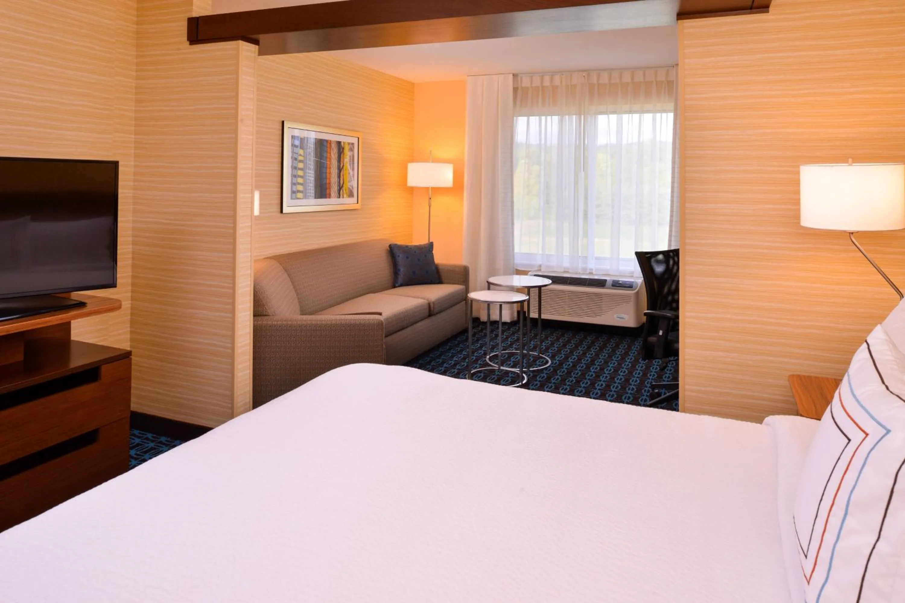 Photo of the whole room, Bed in Fairfield Inn & Suites by Marriott Plymouth White Mountains