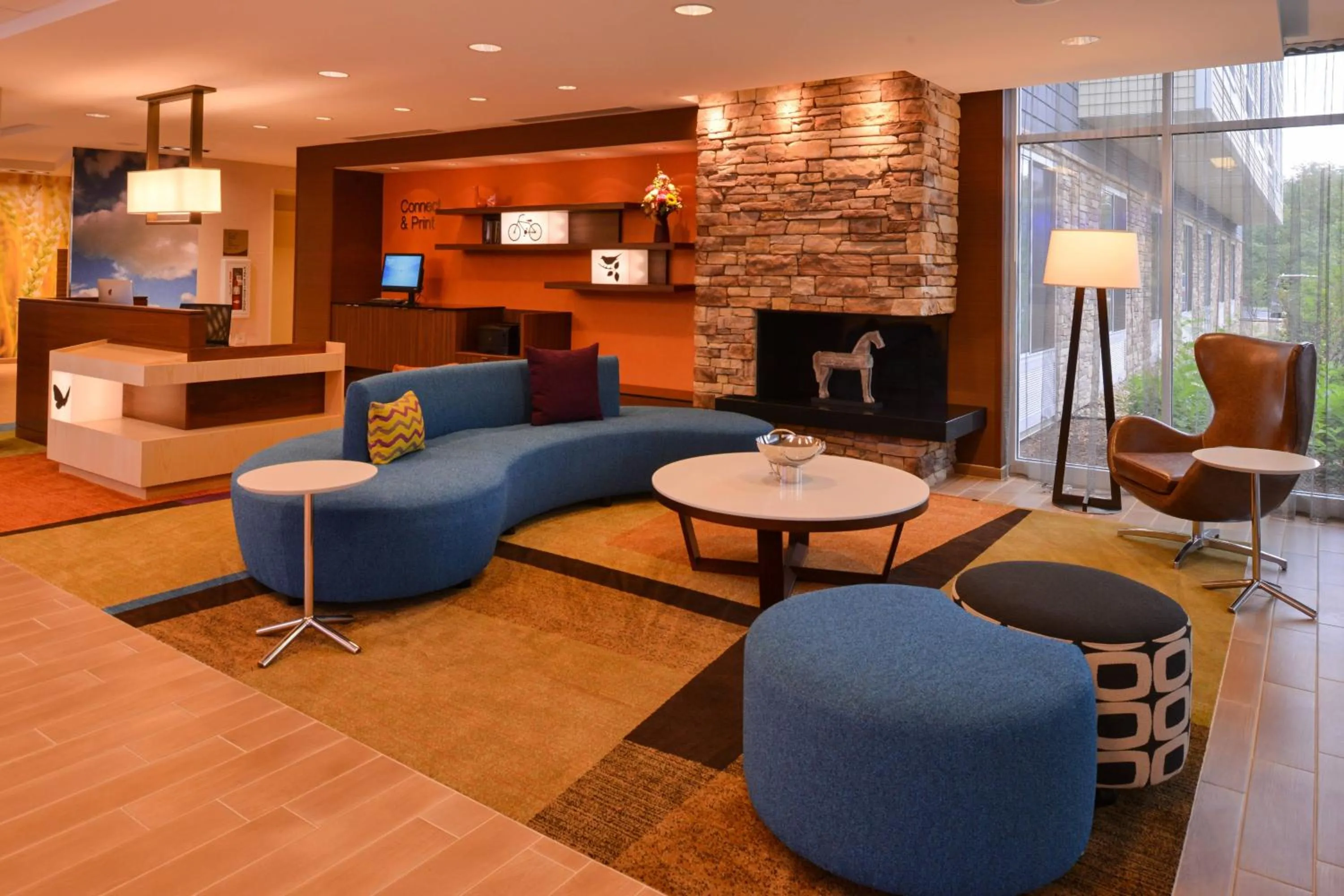 Lobby or reception in Fairfield Inn & Suites by Marriott Plymouth White Mountains