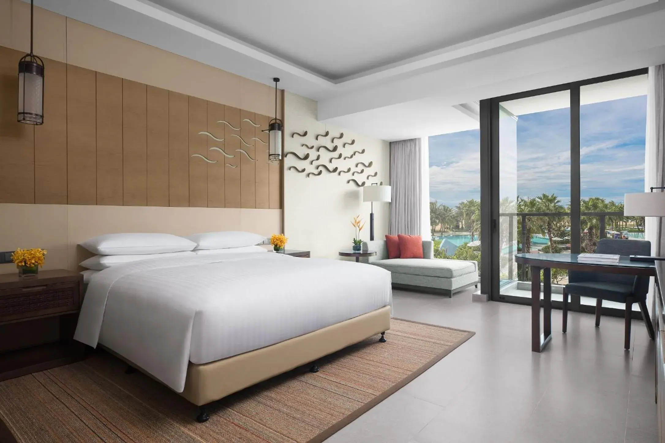 Deluxe Partial Ocean View North King Bed in Marriott Resort Xiangshui Bay Deluxe Partial Ocean View North King Bed in Marriott Resort Xiangshui Bay