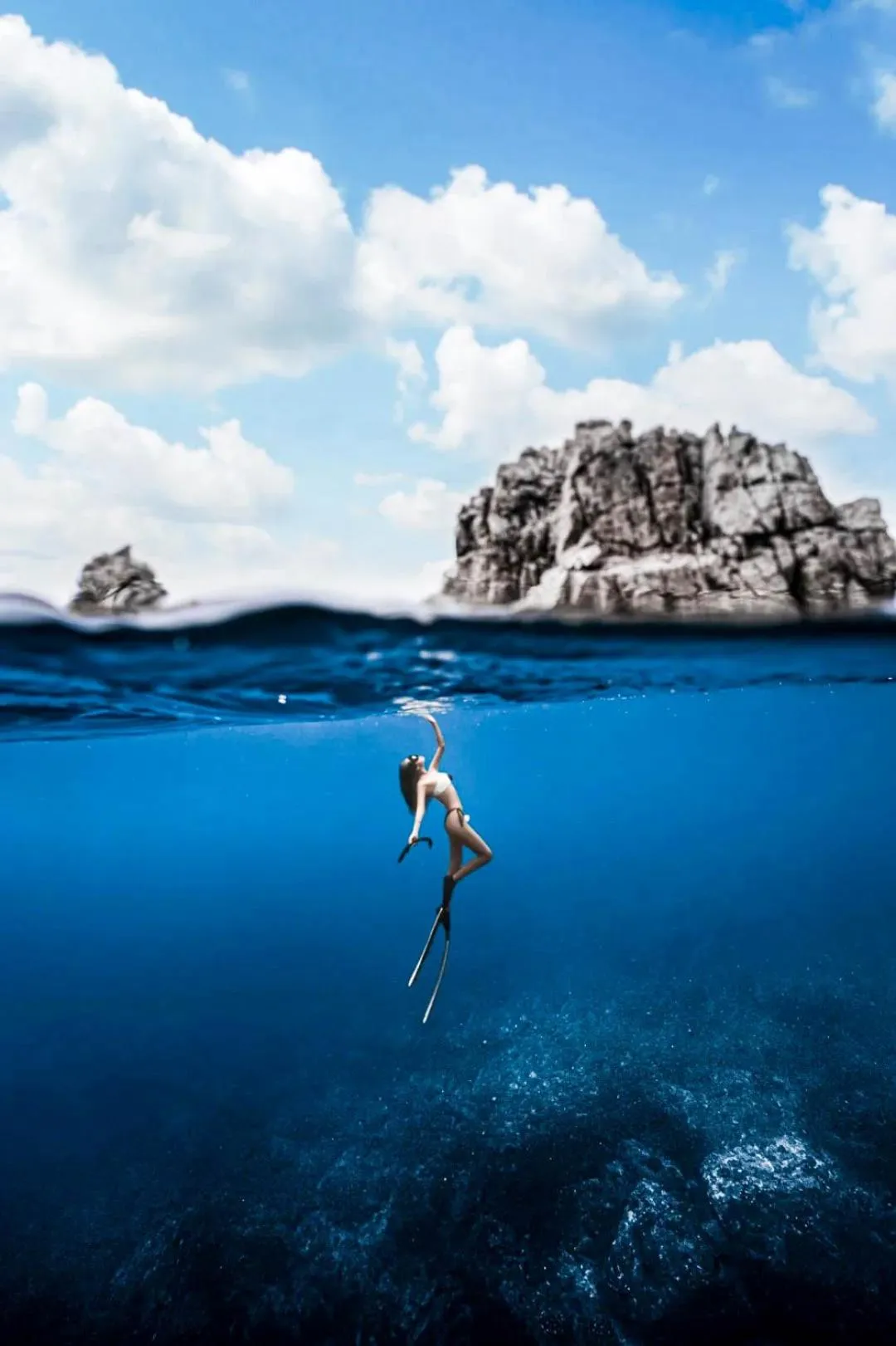 Diving in Marriott Resort Xiangshui Bay