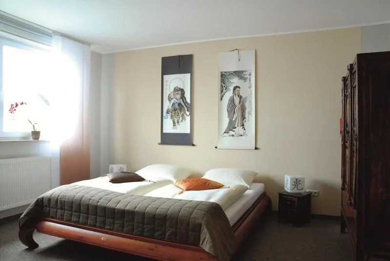 Bed in Hotel Rosenhof