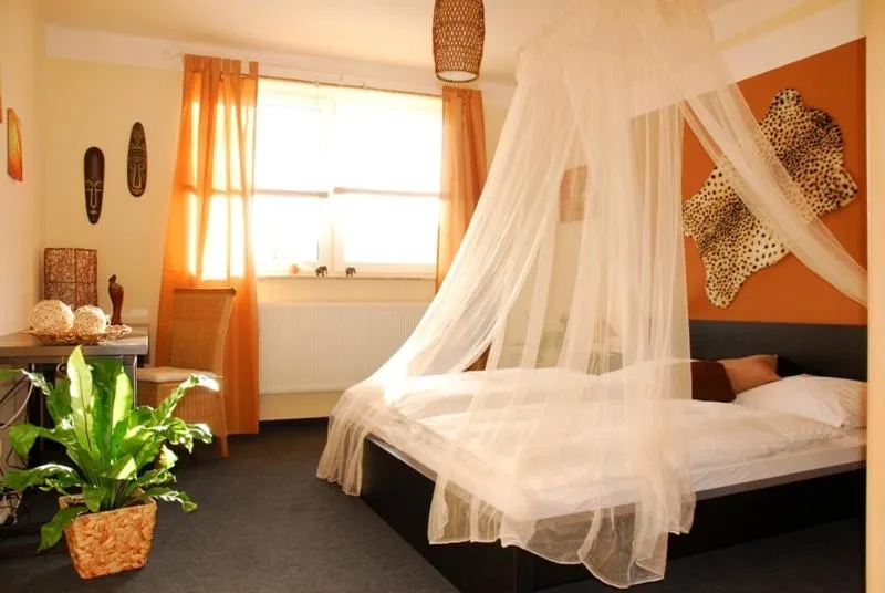 Bed in Hotel Rosenhof