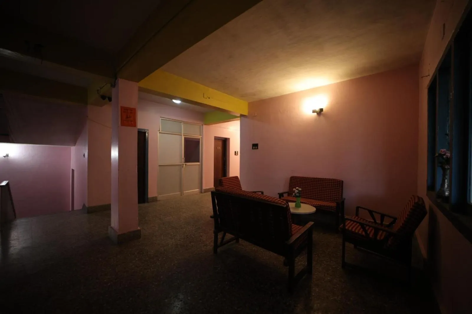 Seating area in Jayaraj Residency