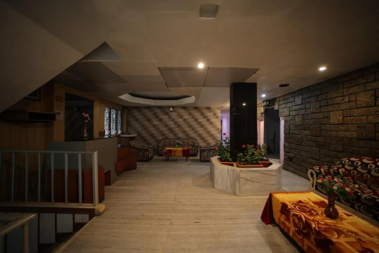 Seating area in Jayaraj Residency