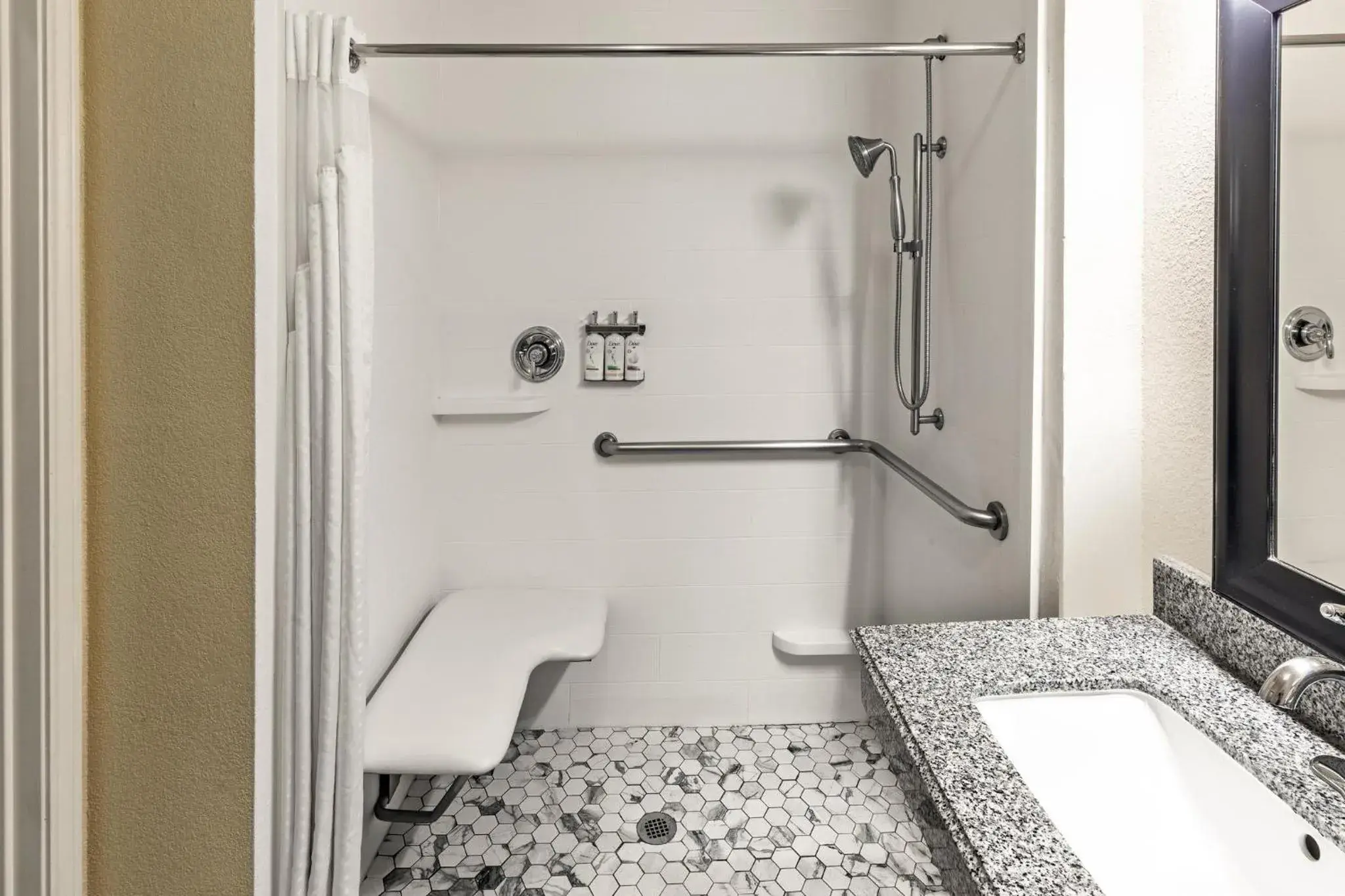 King Room - Disability Access Roll in Shower in Holiday Inn Express Houston Space Center-Clear Lake by IHG King Room - Disability Access Roll in Shower in Holiday Inn Express Houston Space Center-Clear Lake by IHG