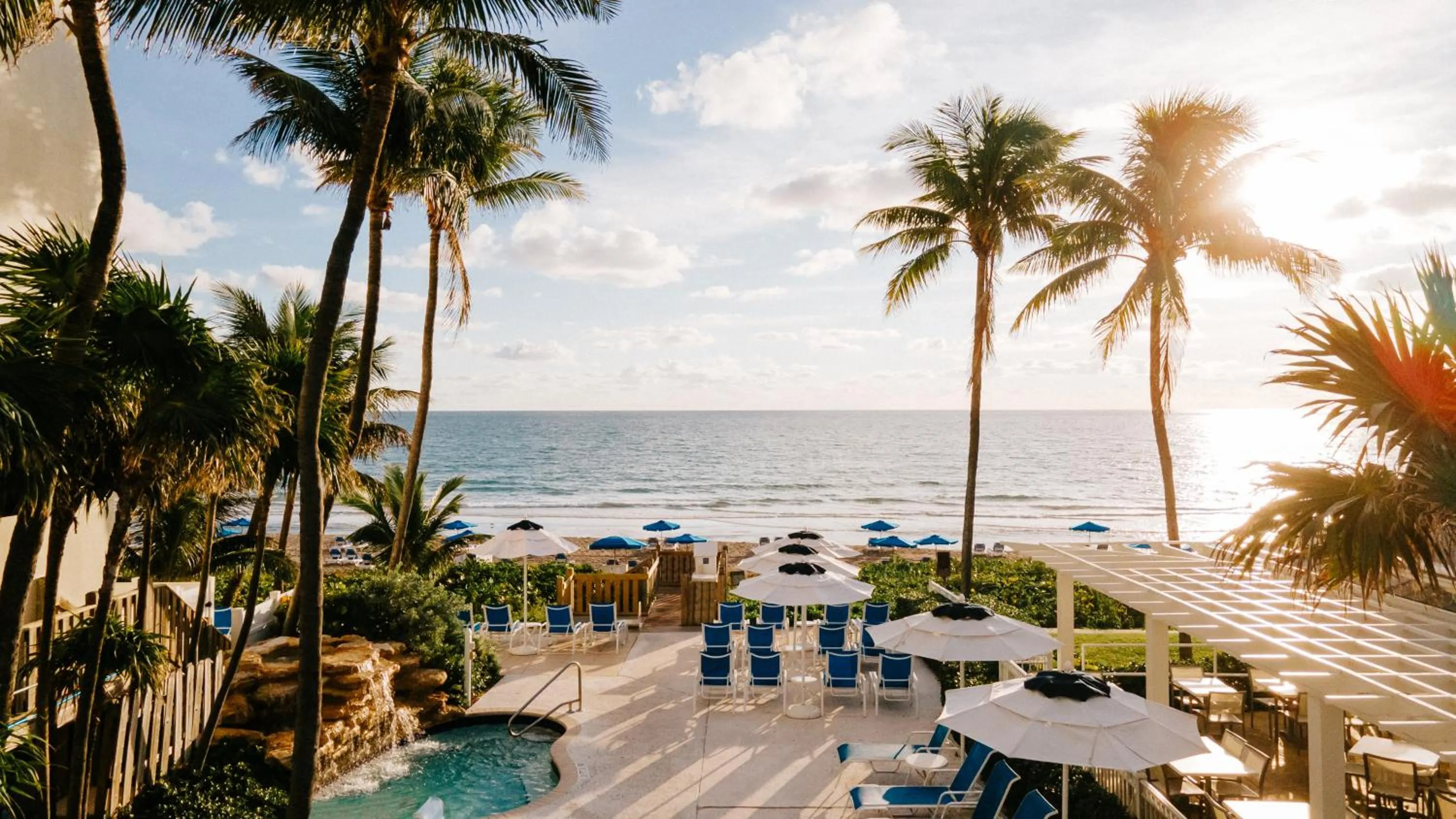 Hot Tub in Delray Sands Resort