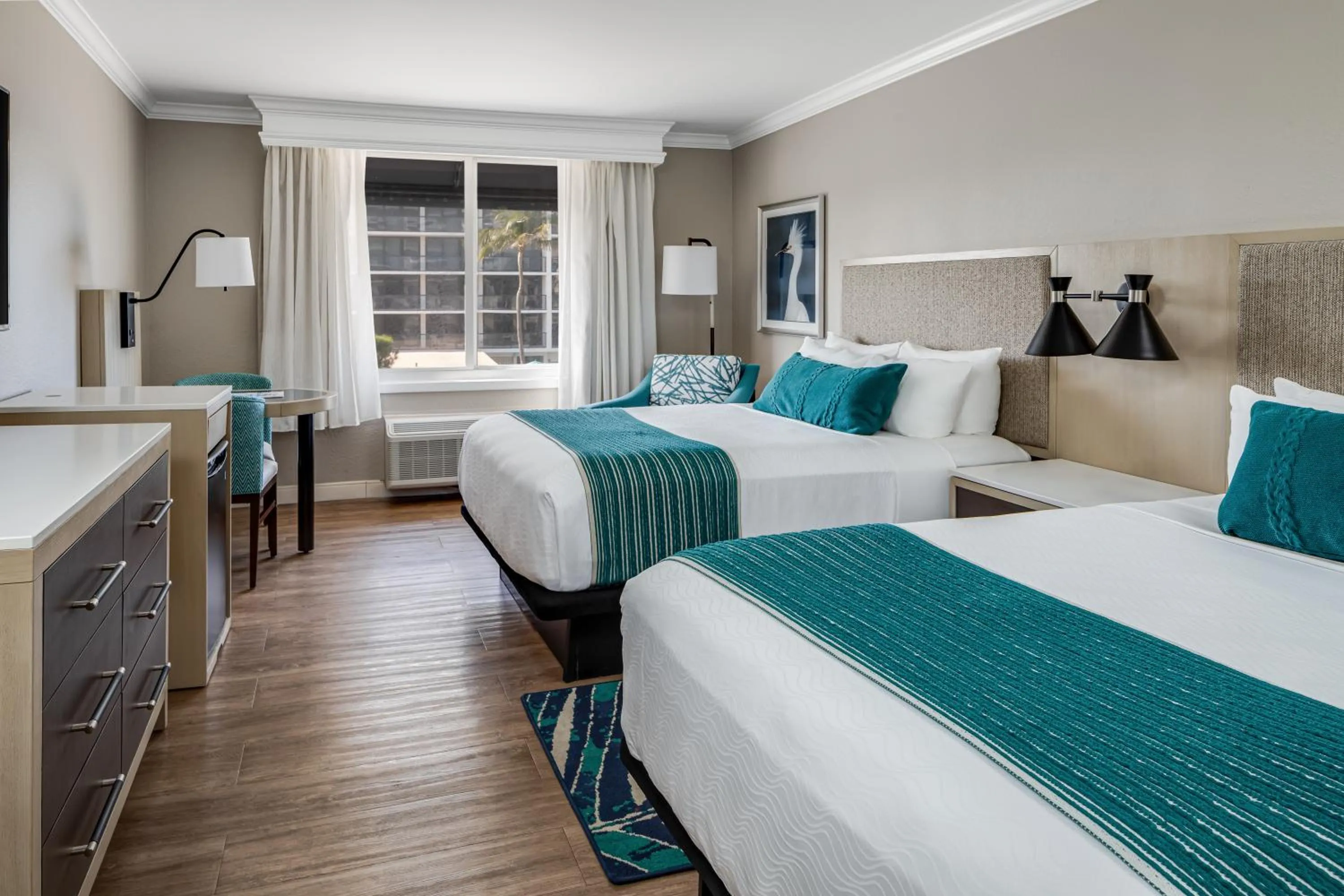 Bed in Delray Sands Resort