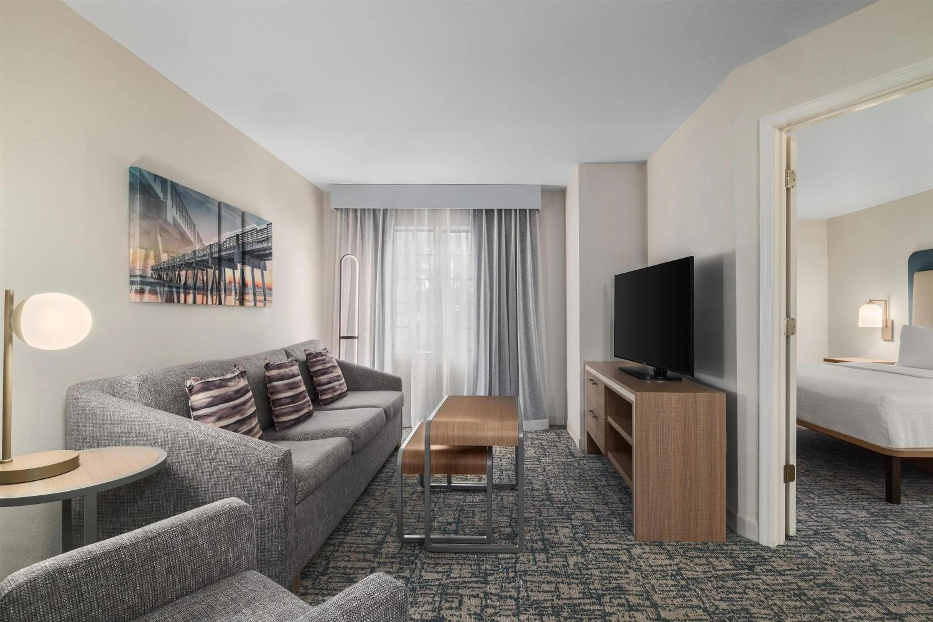 Living room in Homewood Suites Jacksonville Deerwood Park