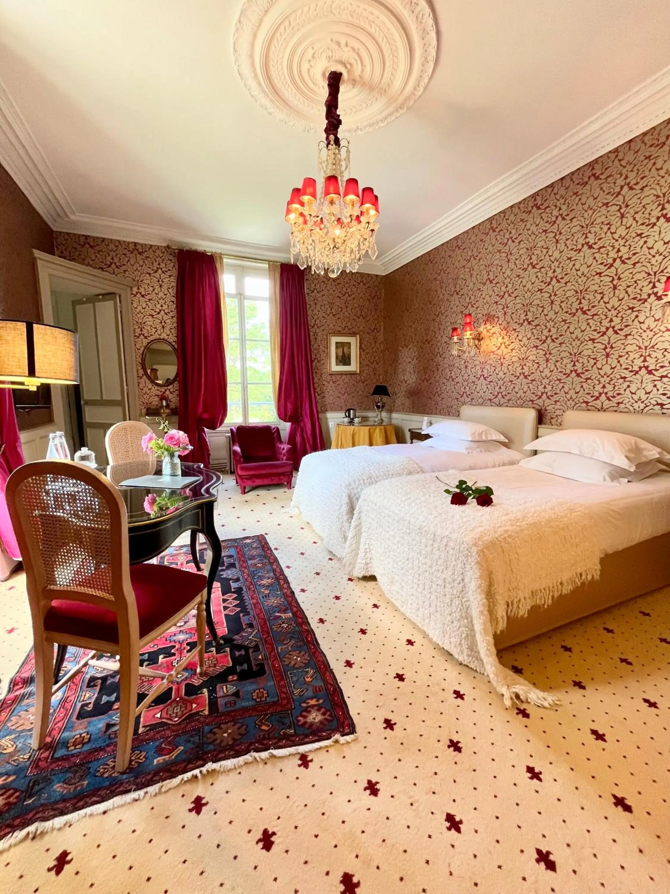 Bed in Château D'Apigné Rennes