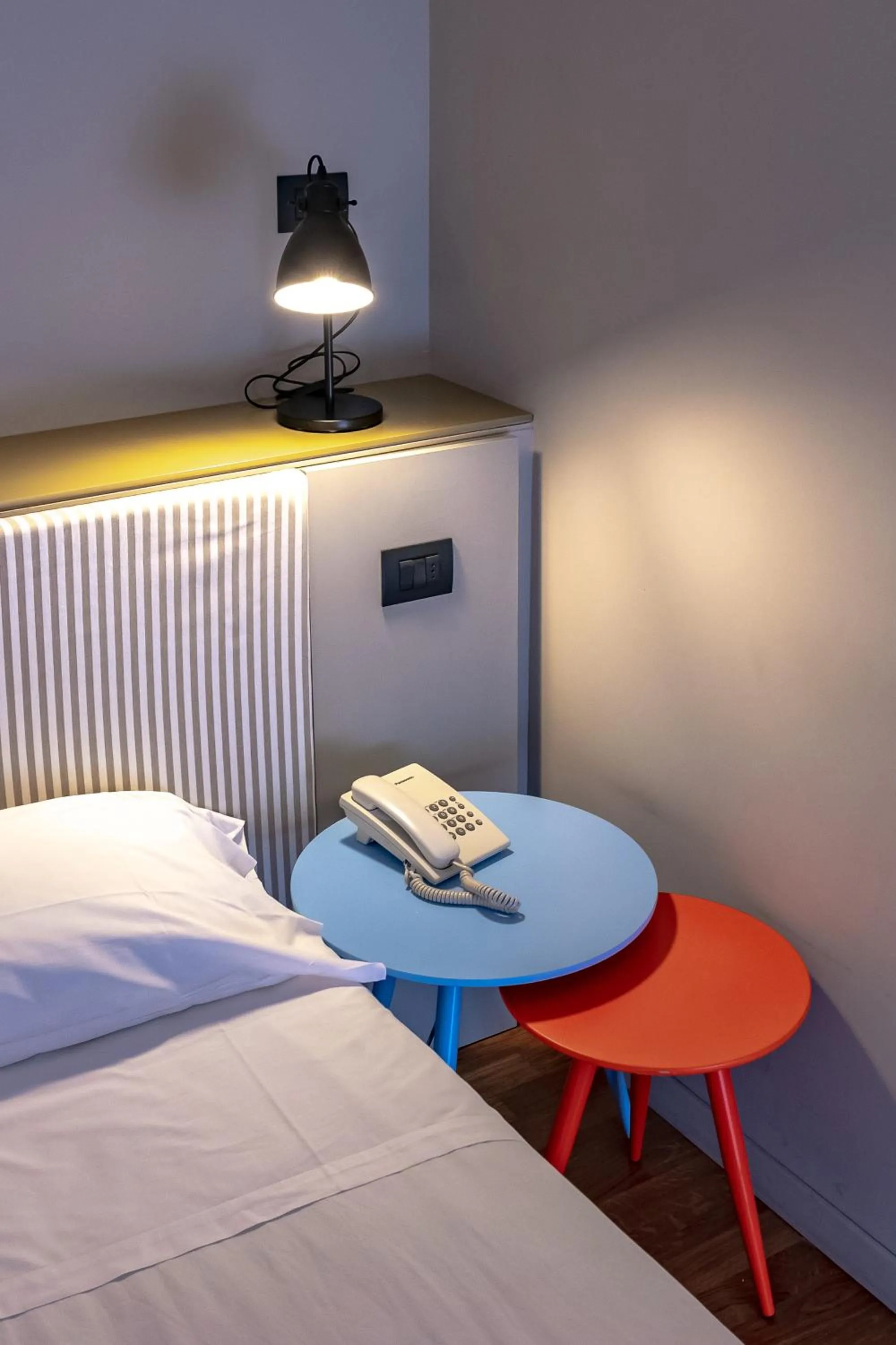 Bed in Hotel Moderno