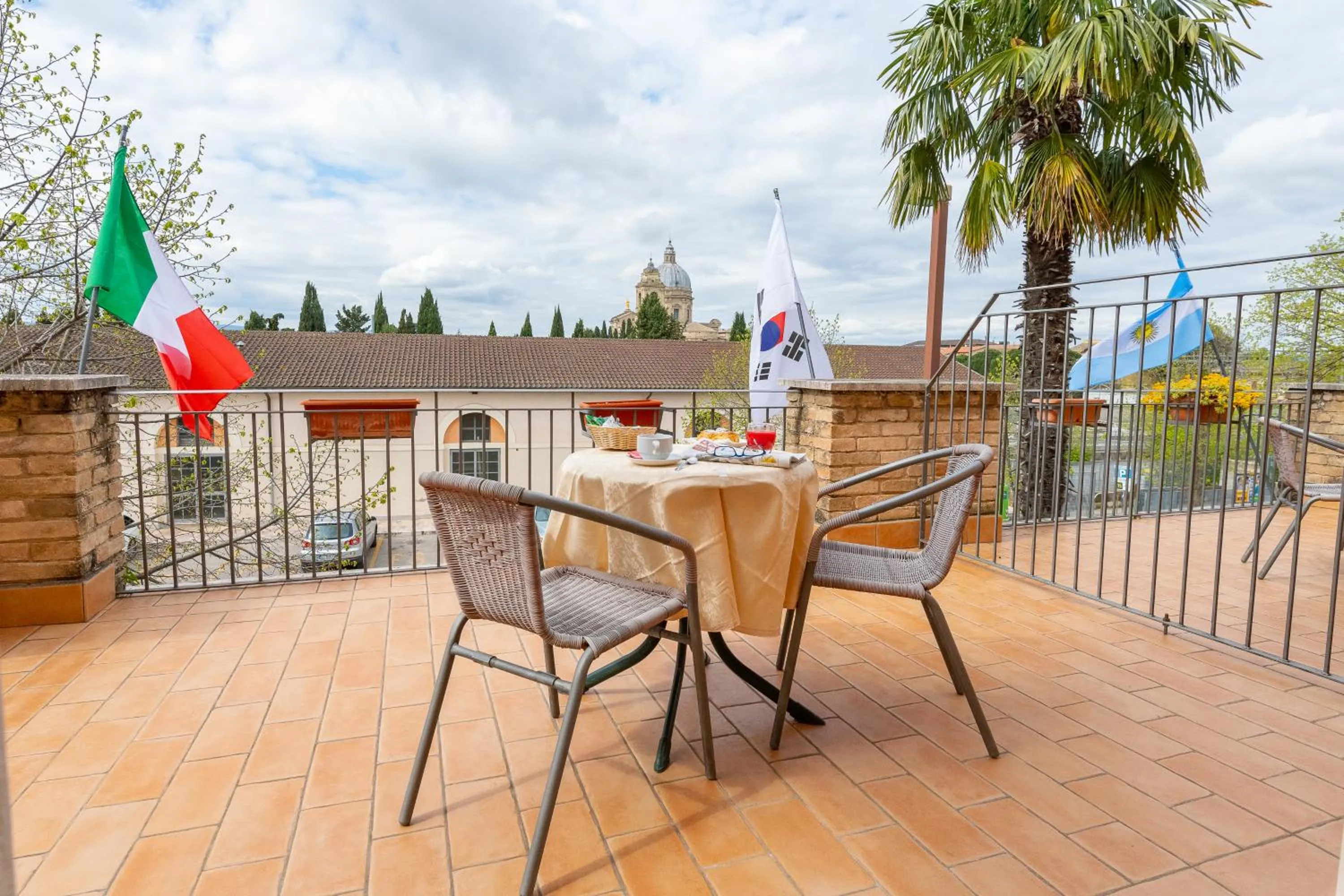 Balcony/Terrace in Hotel Moderno