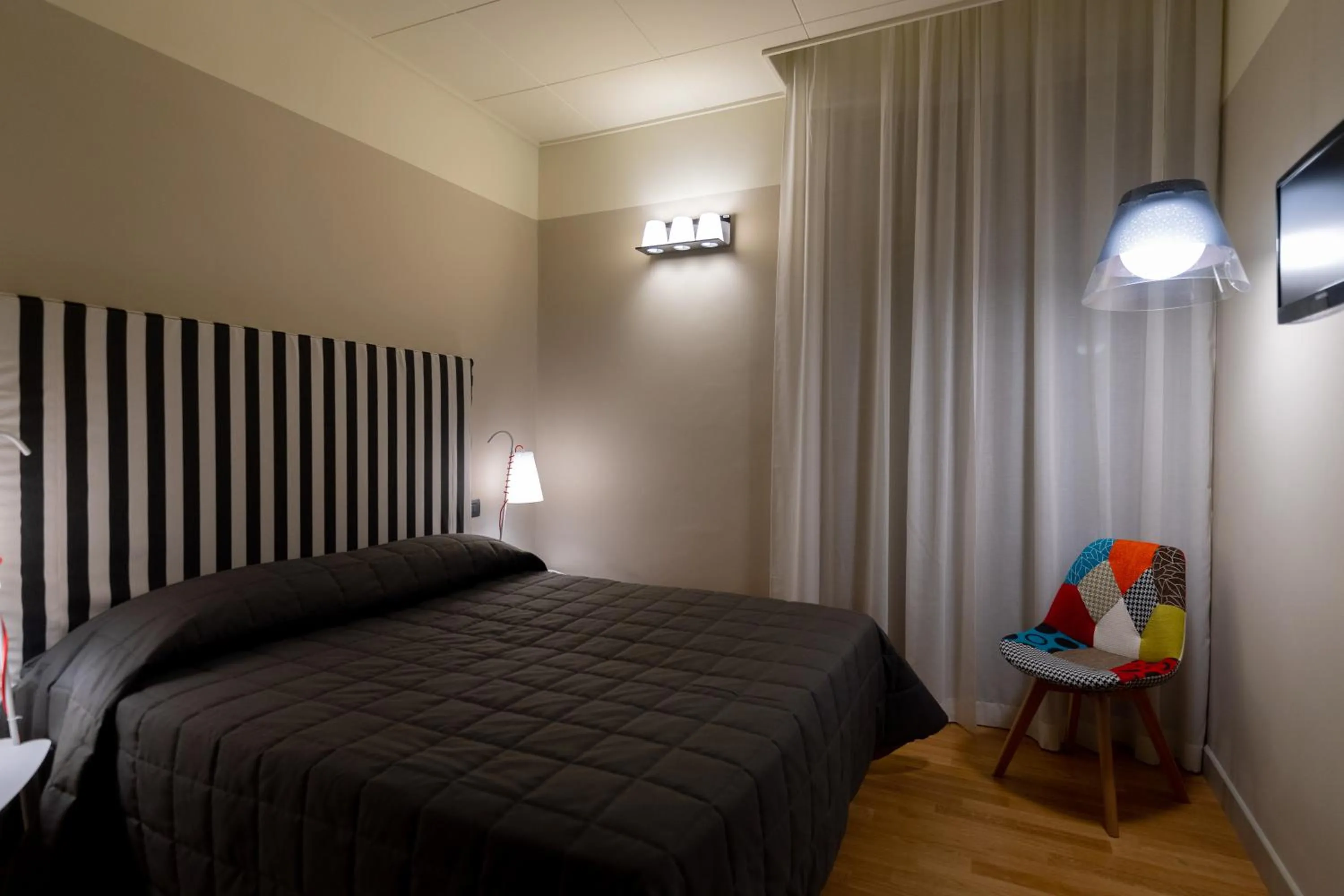 Bed in Hotel Moderno