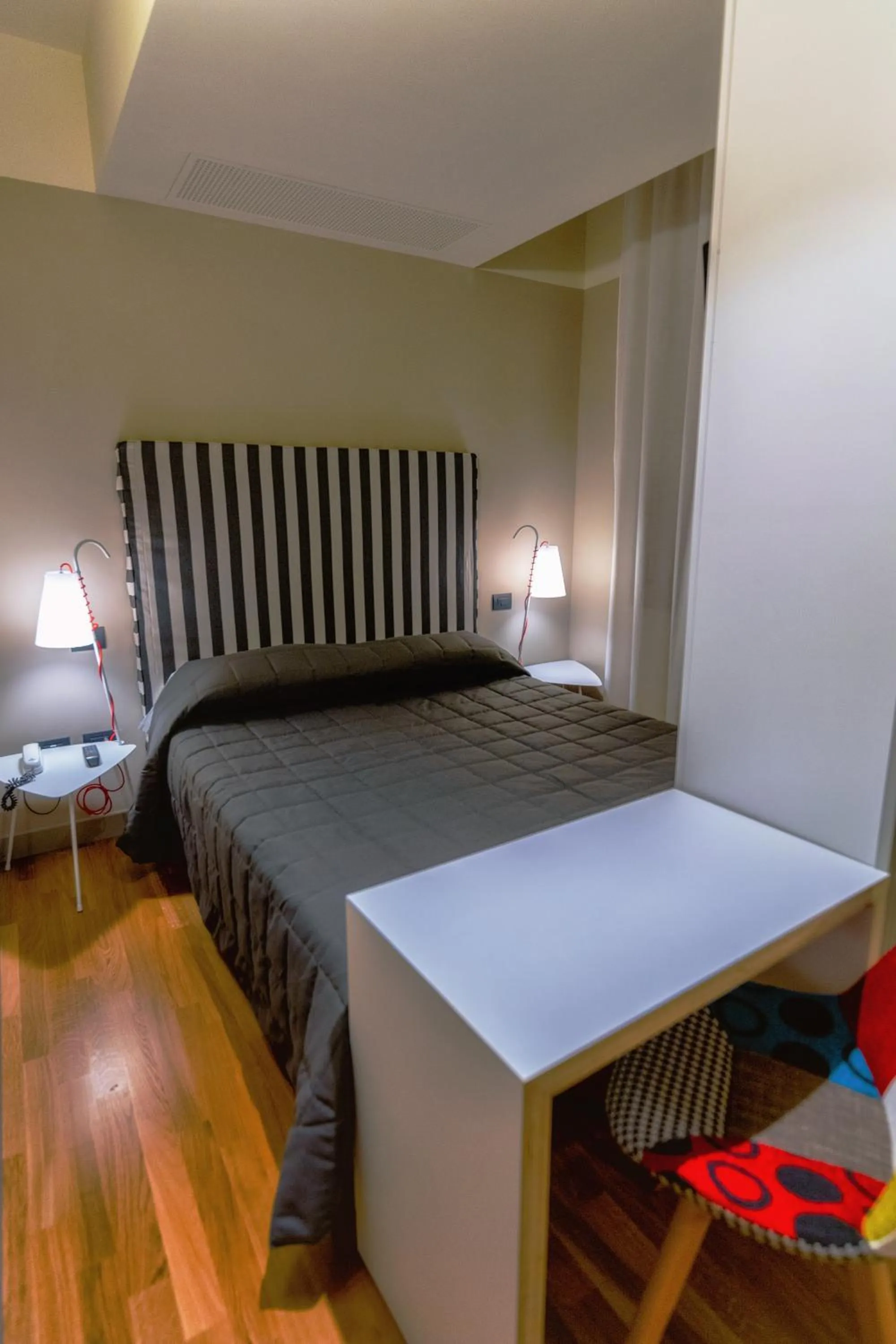 Bed in Hotel Moderno